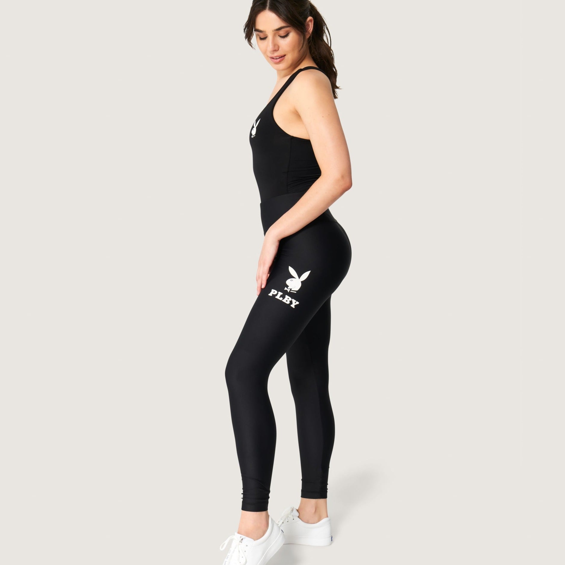 Missguided Black Athletic Pants for Women