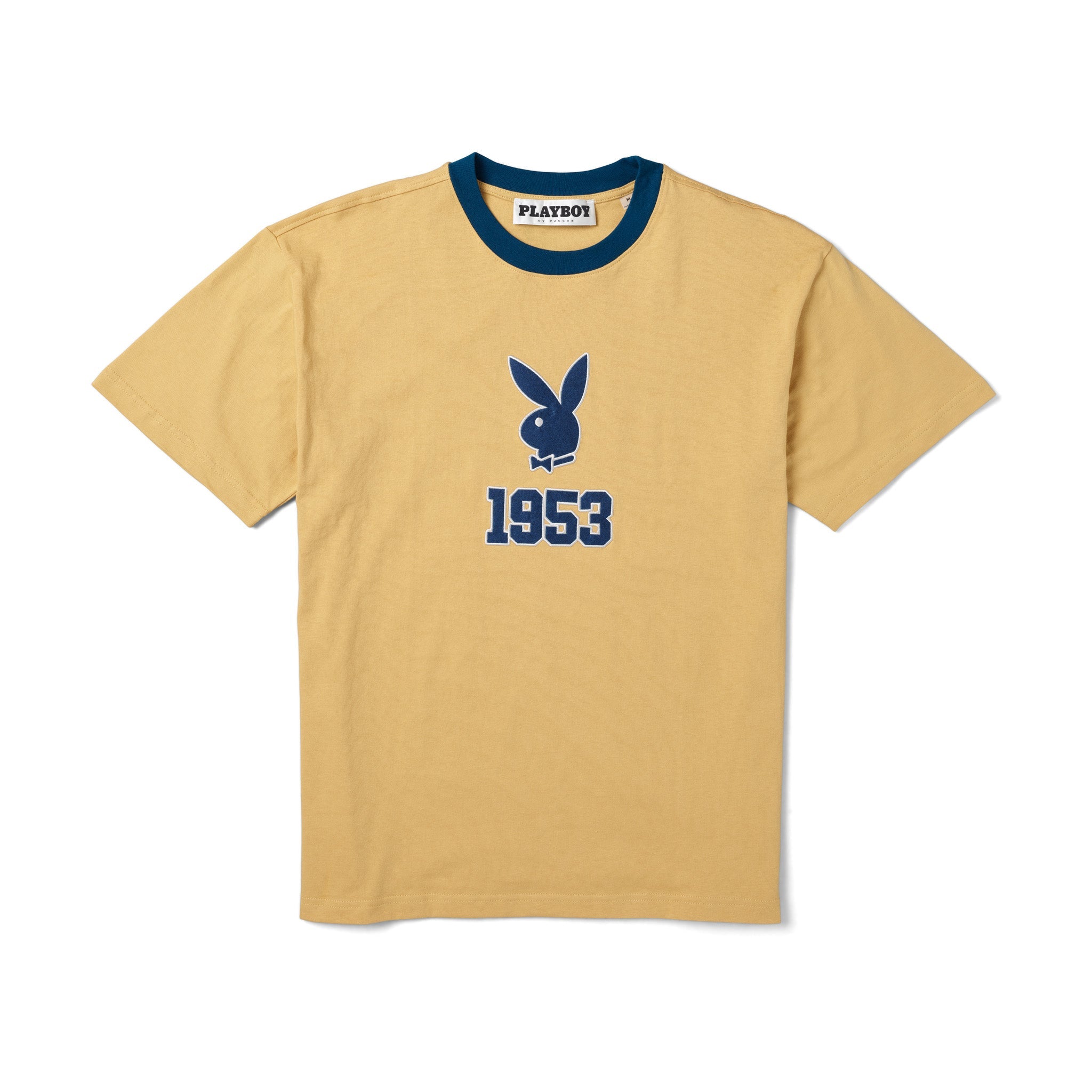 Yellow playboy clearance shirt