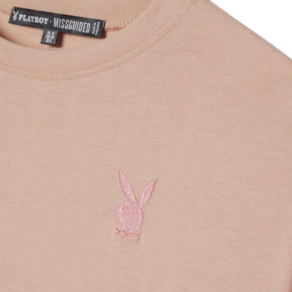 Missguided - Women's Oversized Logo T-Shirt - Playboy