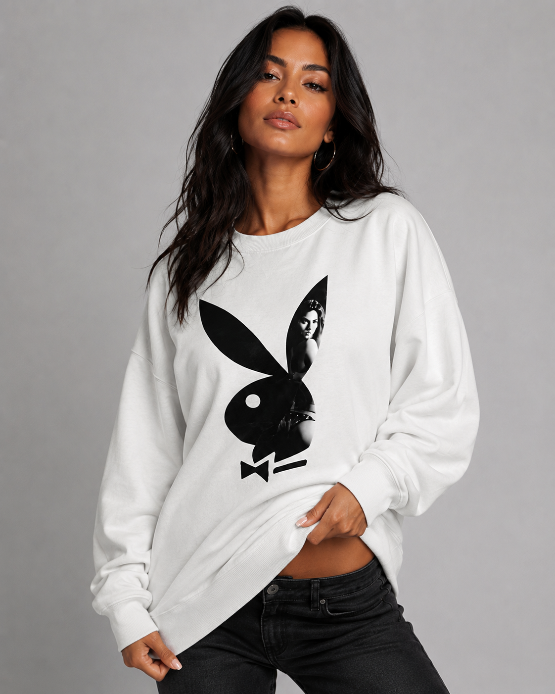 Playboy Bunny Shadow Sweatshirt.
