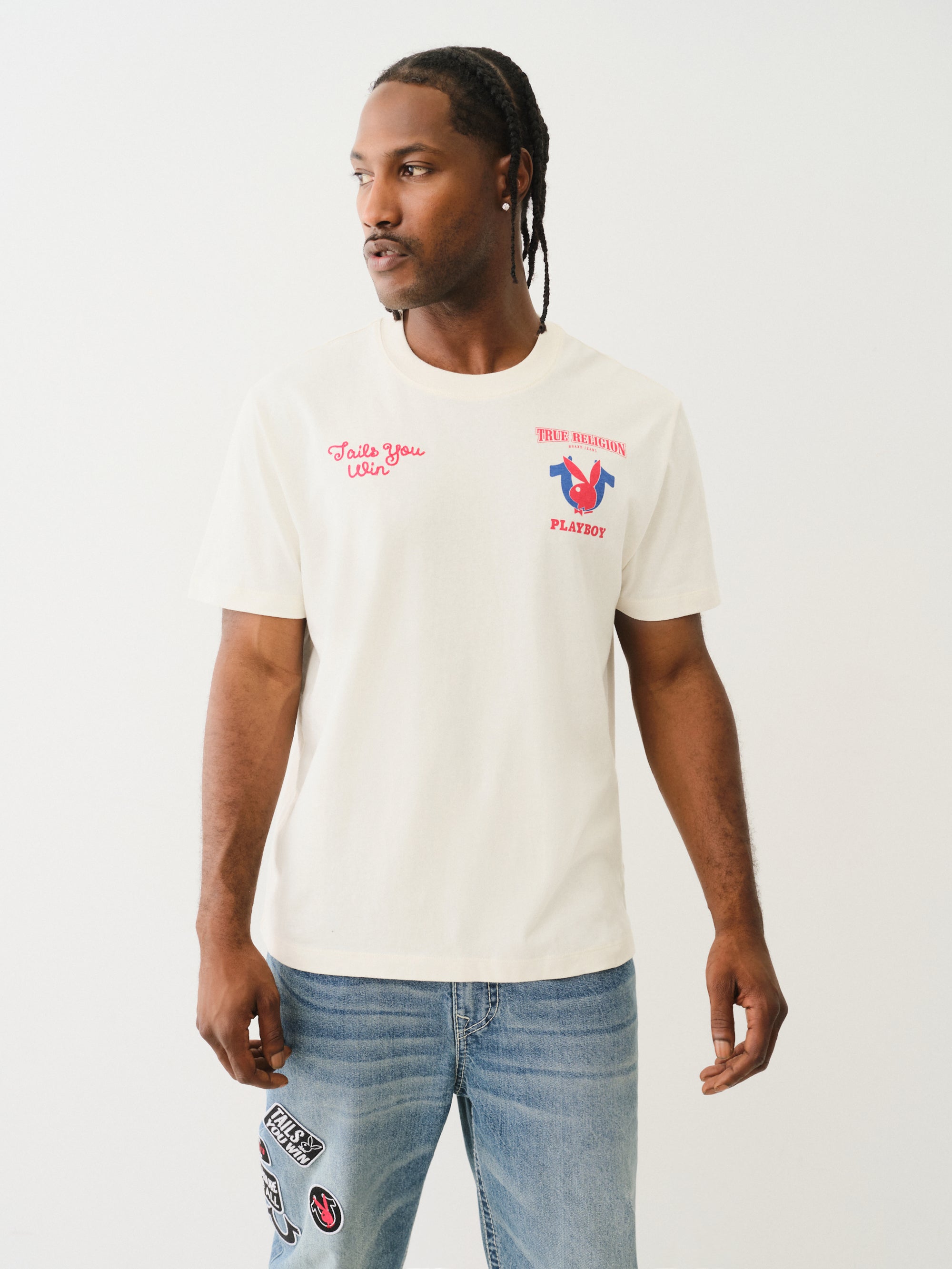 Playboy X True Religion "Tails You Win" Tee