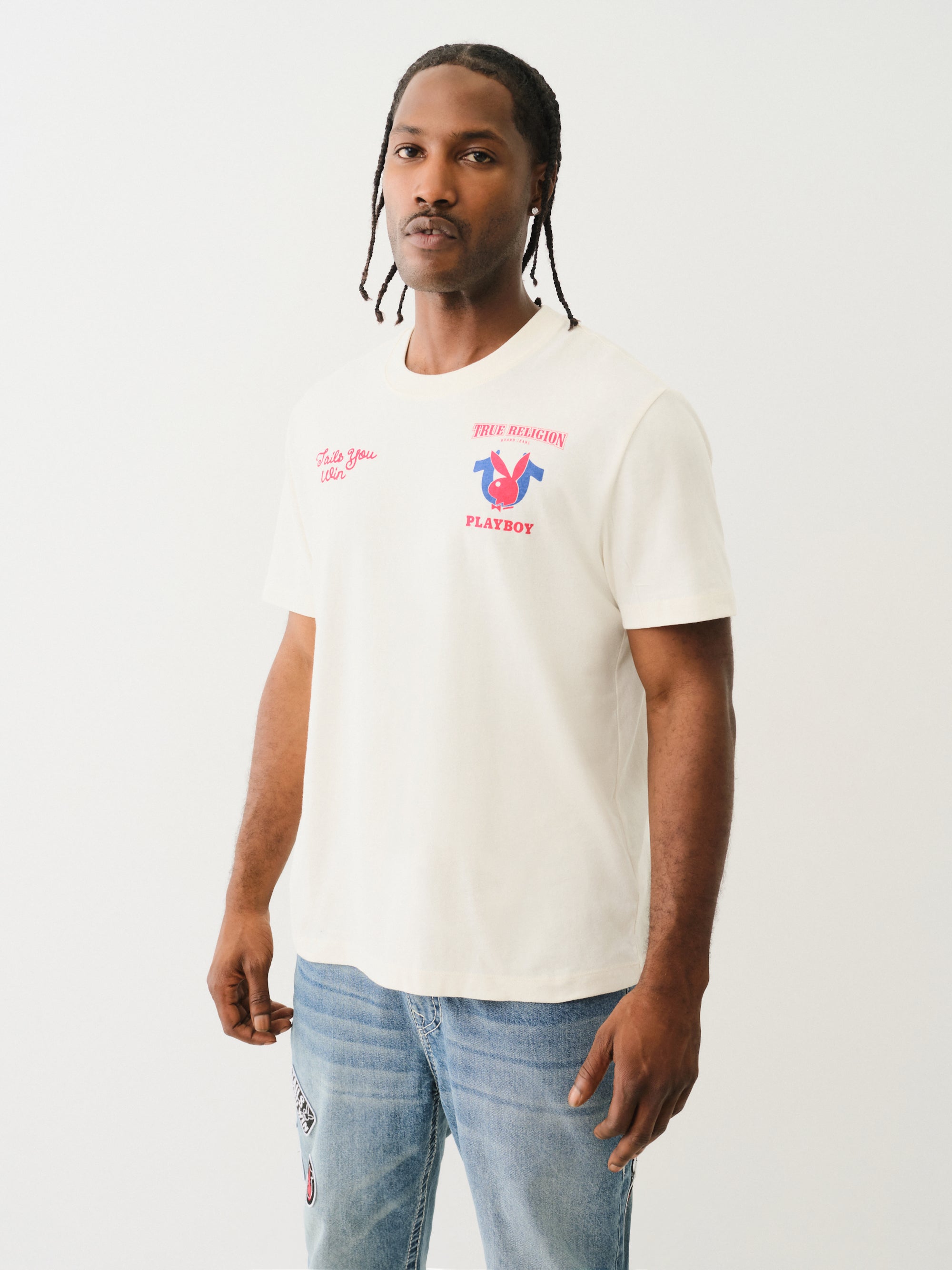 Playboy X True Religion "Tails You Win" Tee