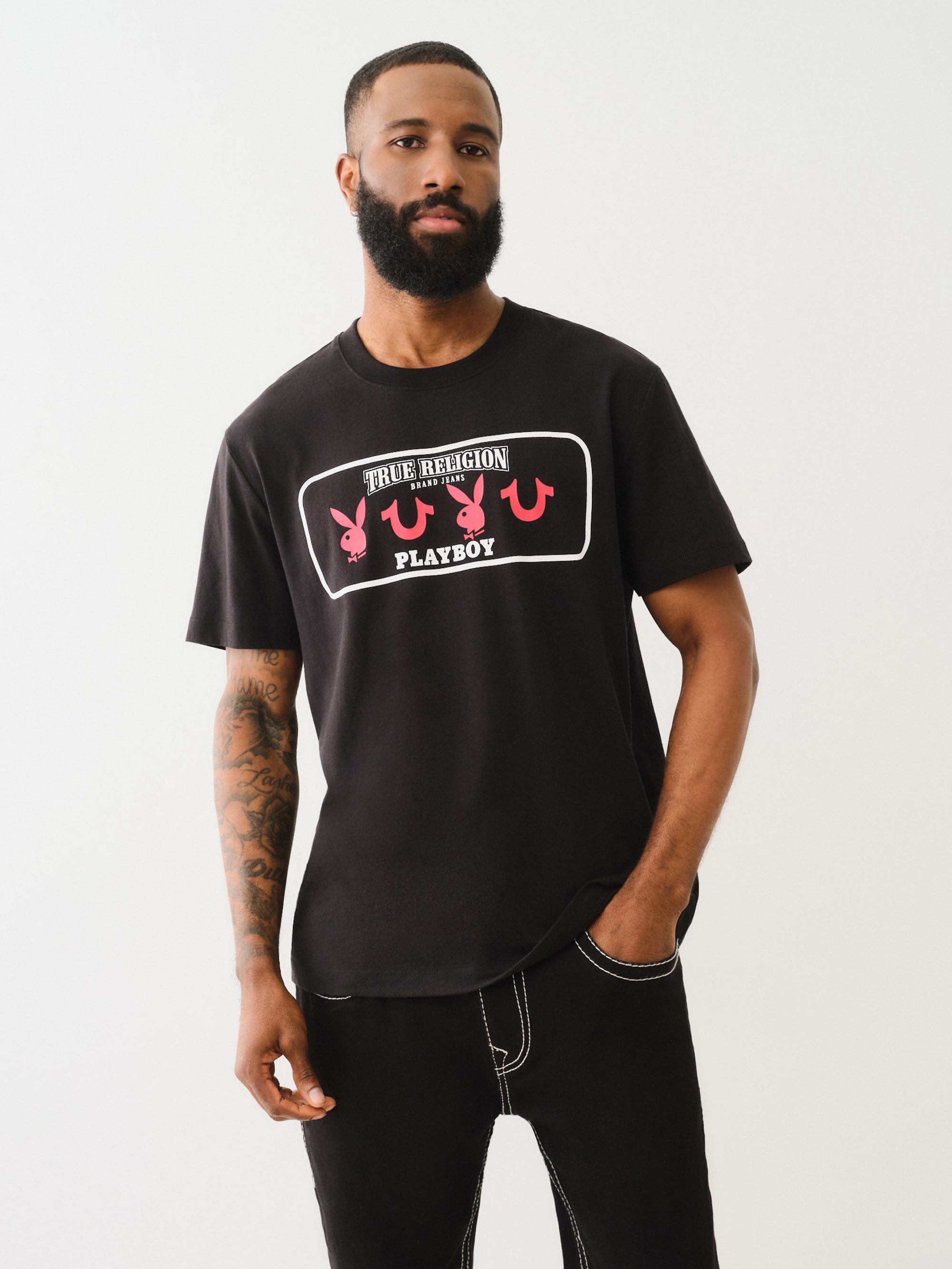 Playboy X True Religion Logo Tee