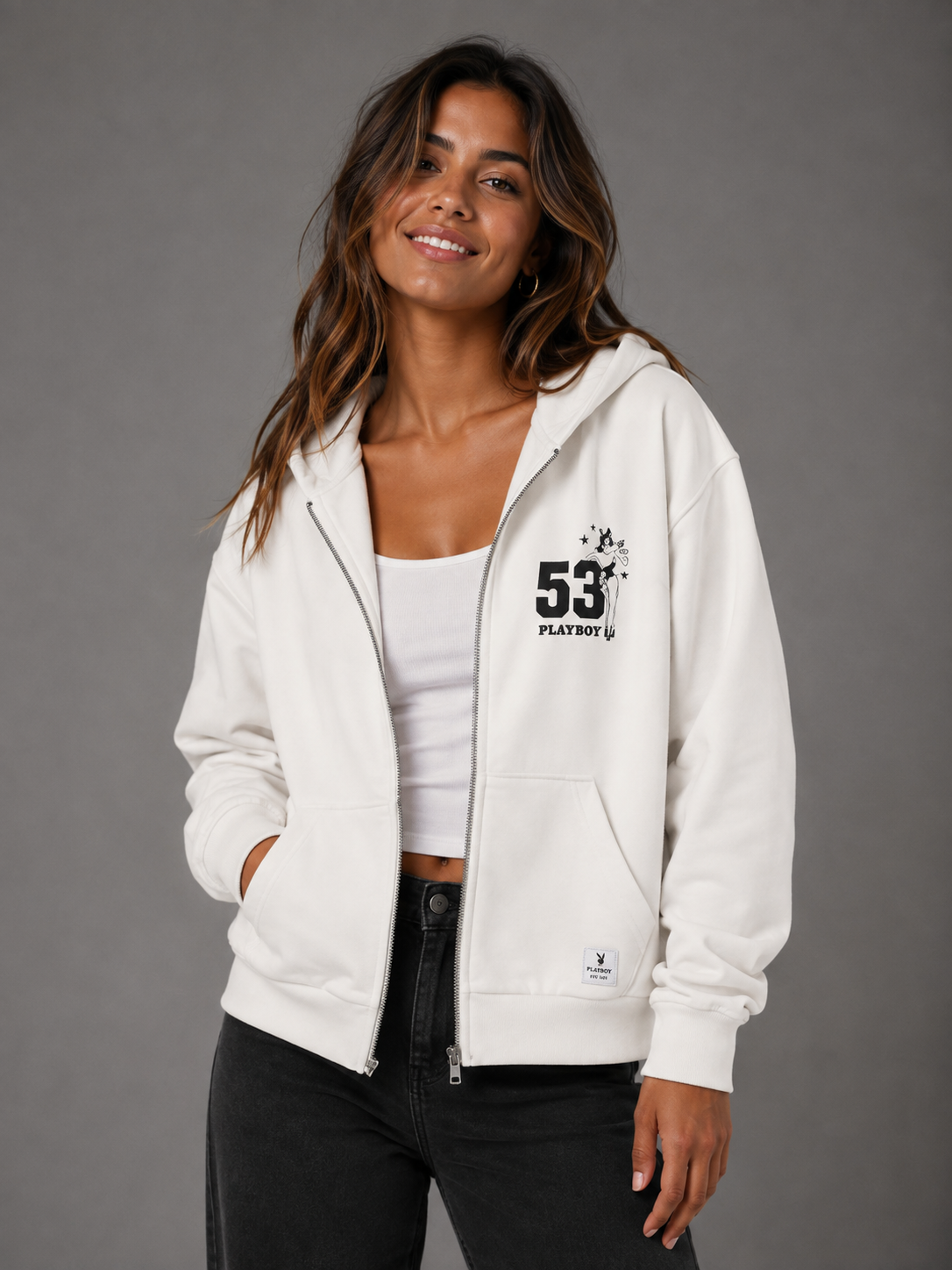 Playboy 53 Zip Up Hoodie