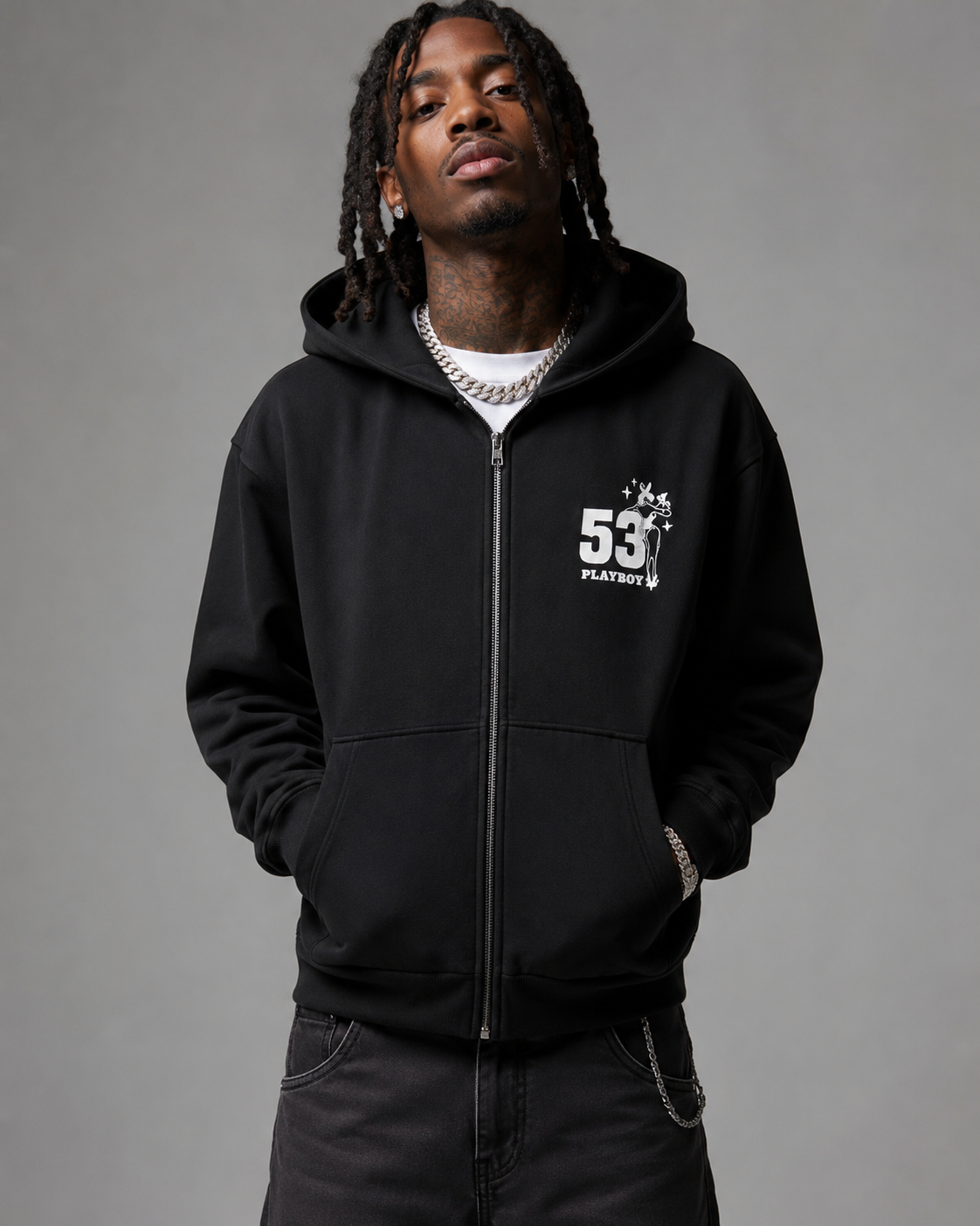 Playboy 53 Zip Up Hoodie