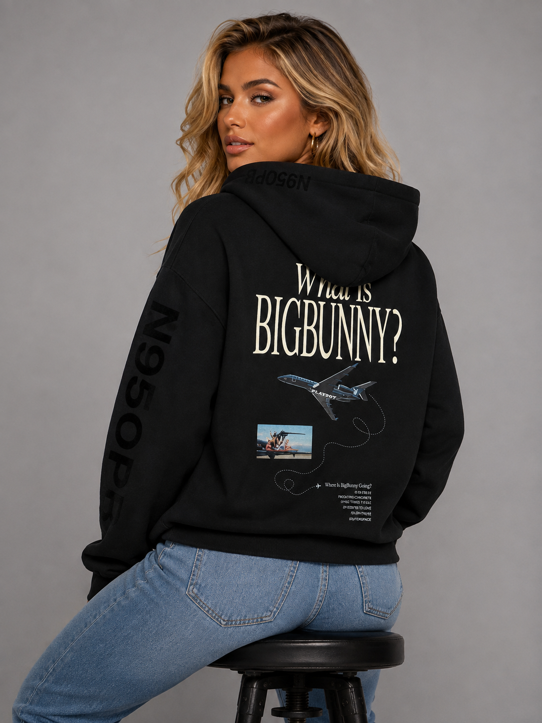 Playboy Aviation Wings N950PB Hoodie