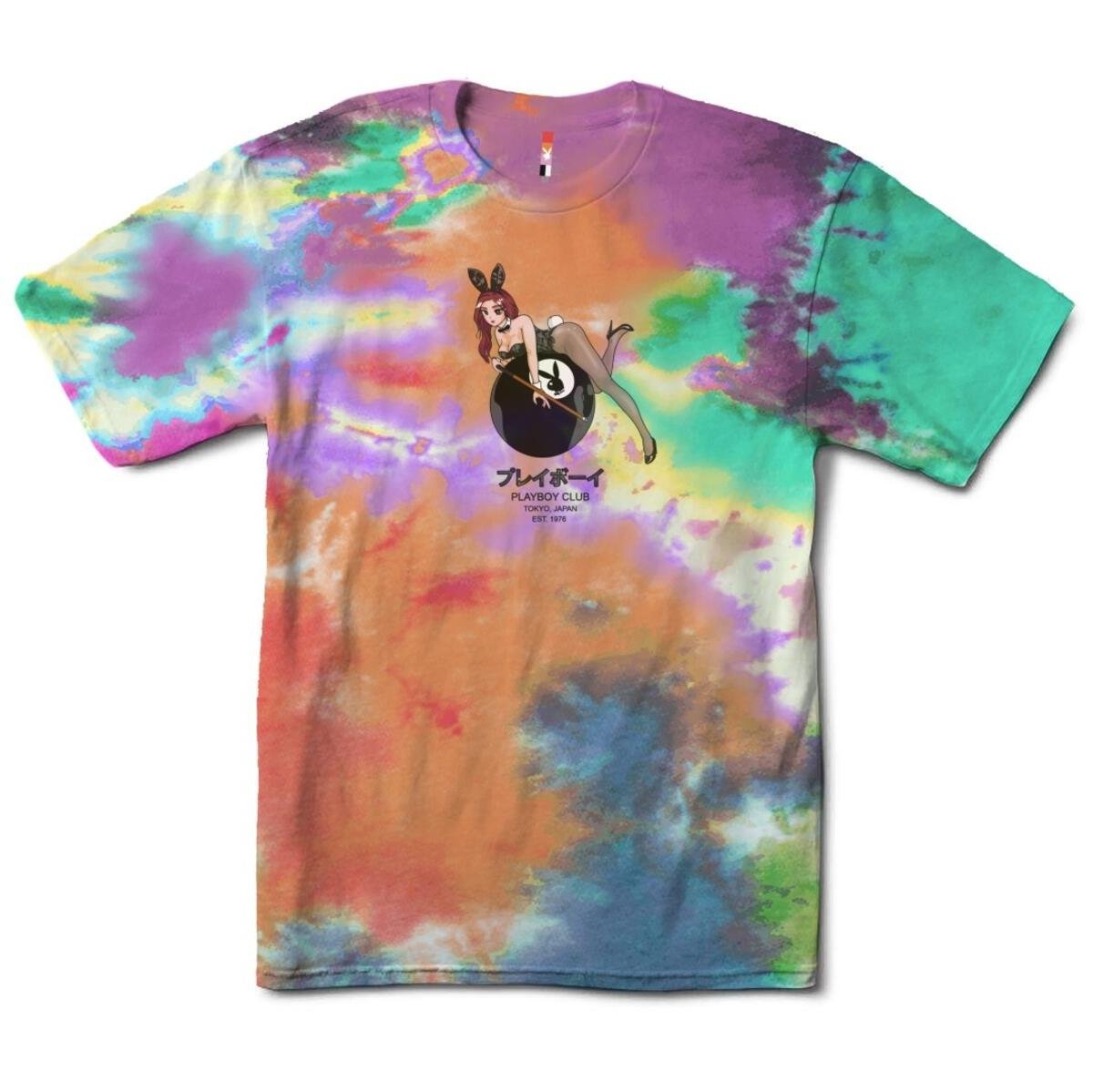 8 - Ball Tokyo Club T-Shirt Tie Dye - Playboy