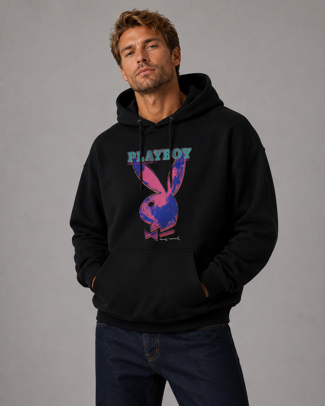 Playboy January 1986 Pop Art Playboy Cover Hoodie