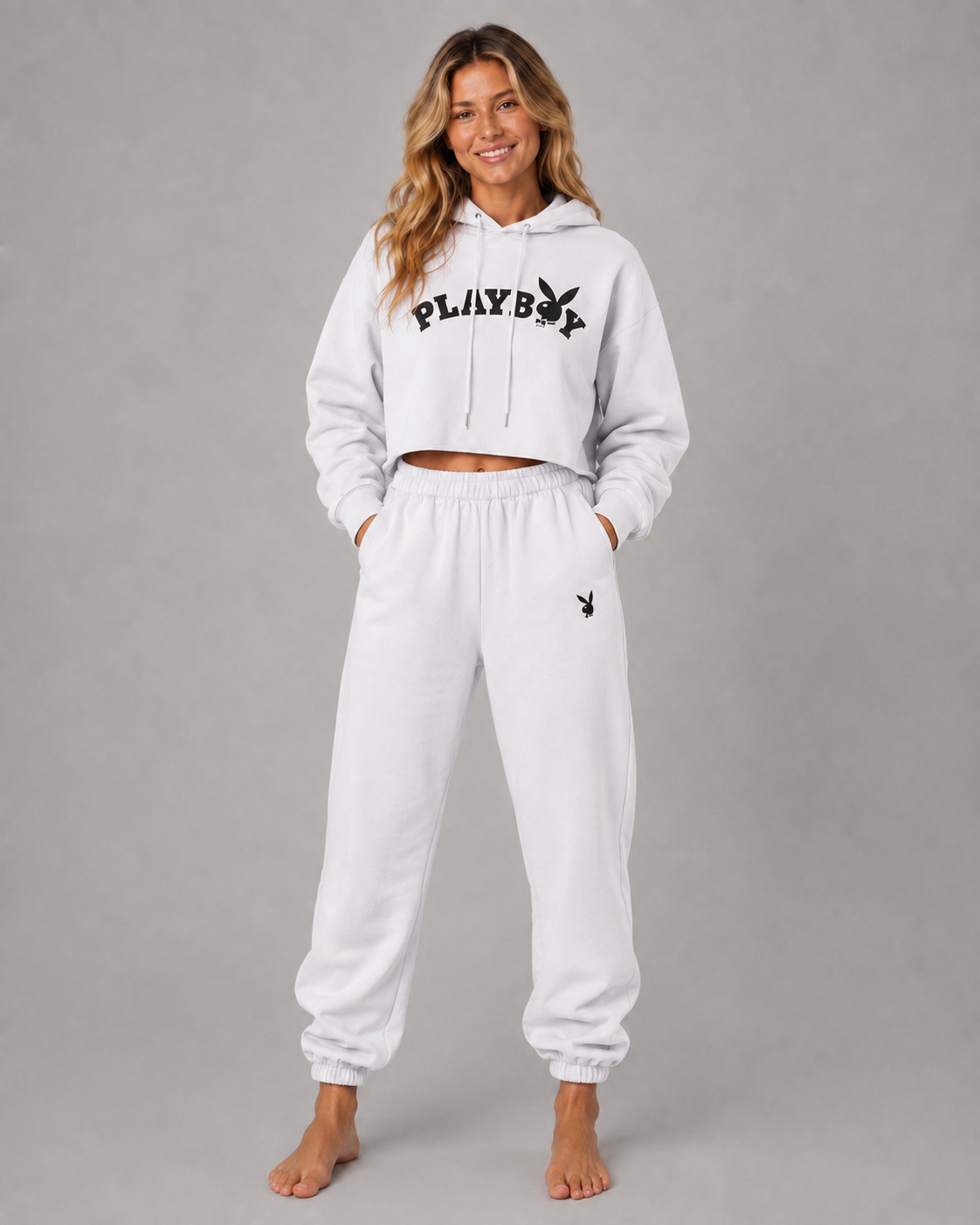 Playboy Logo Cropped Set