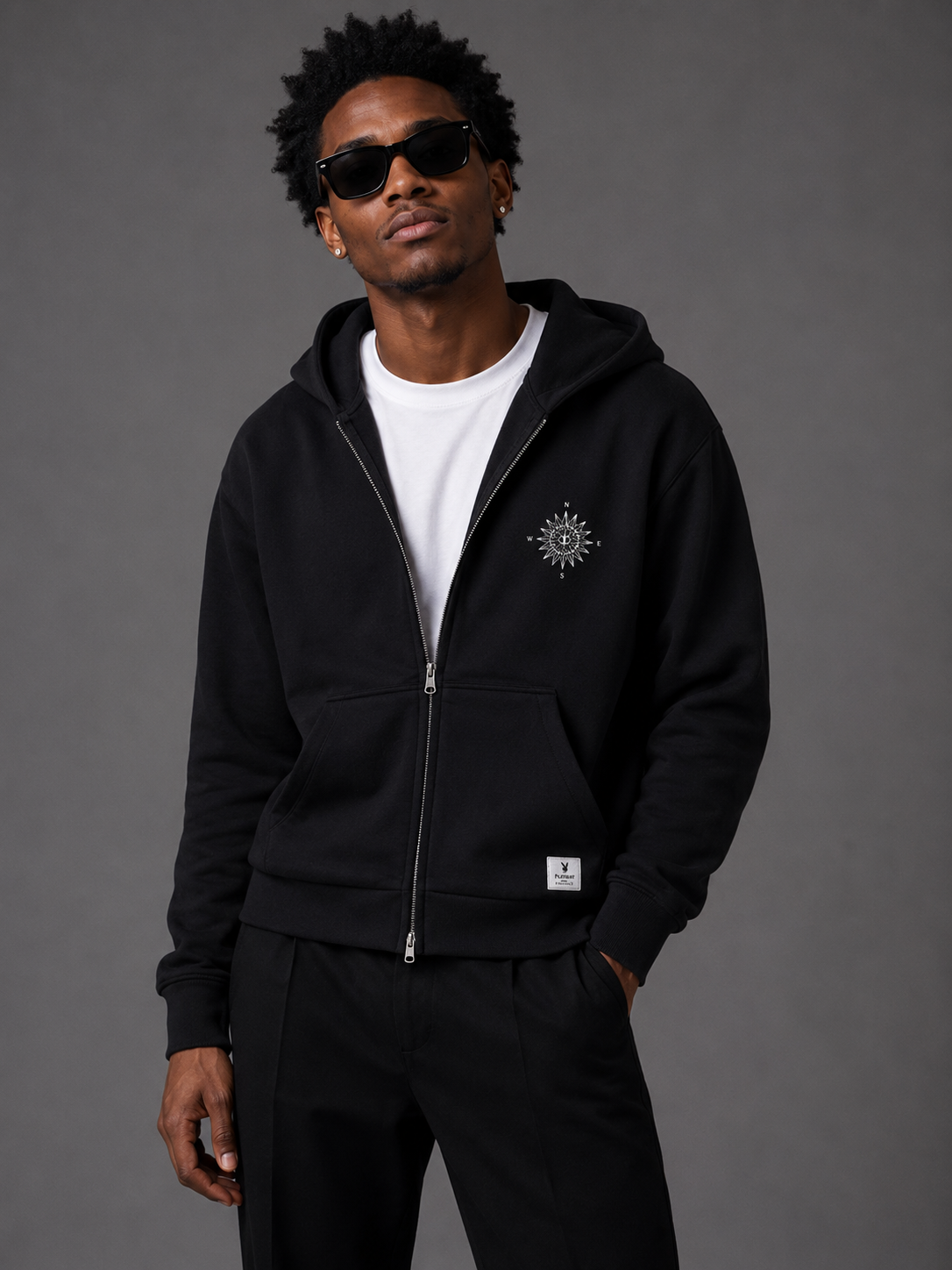 Playboy Compass Zip Hoodie