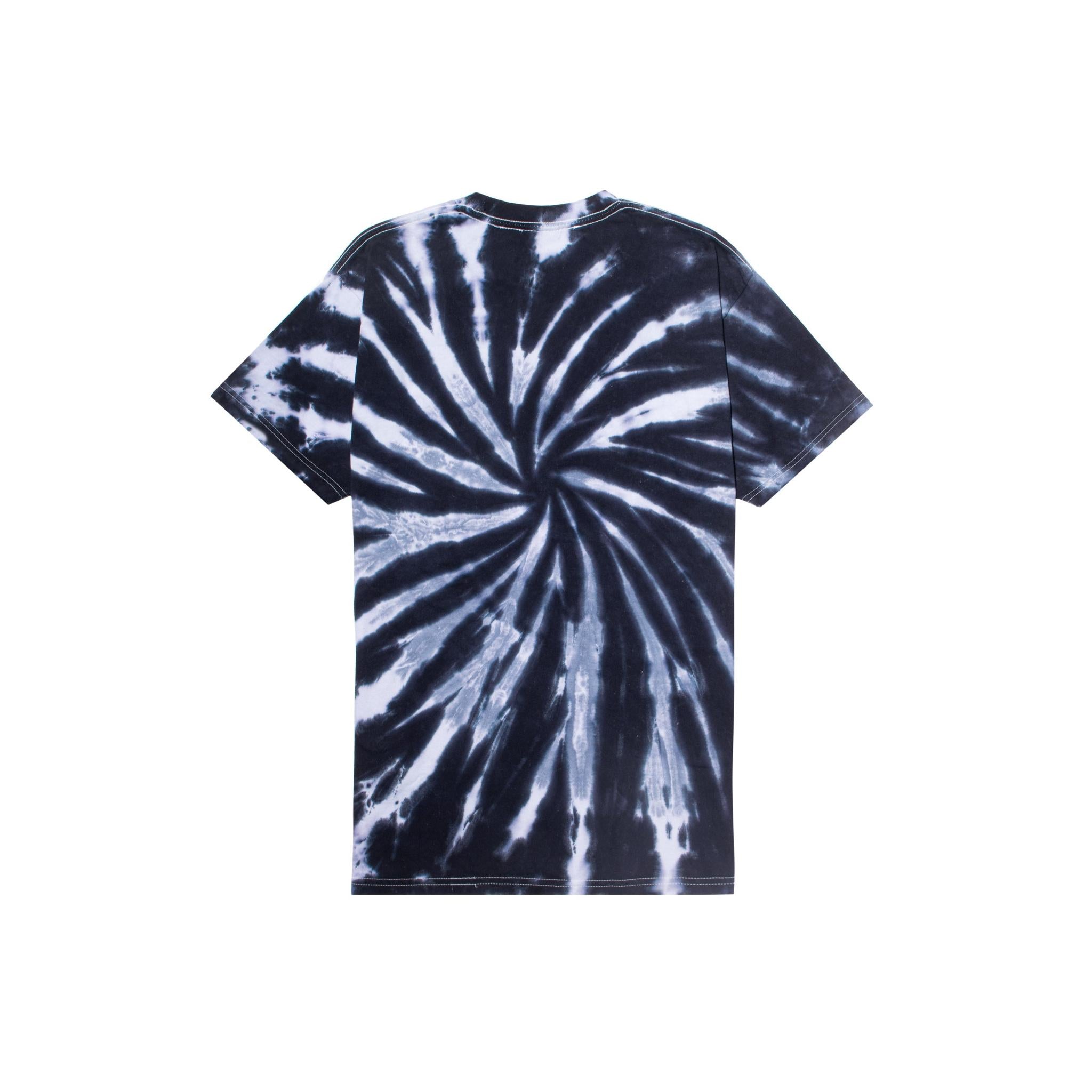 Black Spiral Tie Dye T-Shirt – Custom Colors Apparel