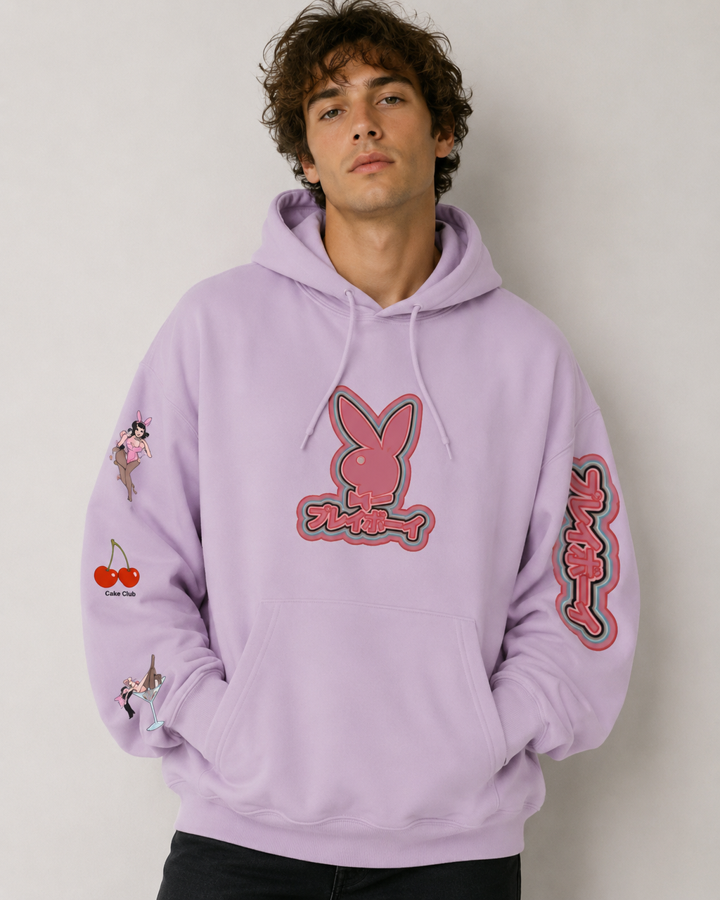 Men Hoodie: Trailblazing Tokyo Club 3.0 Hoodie by Playboy