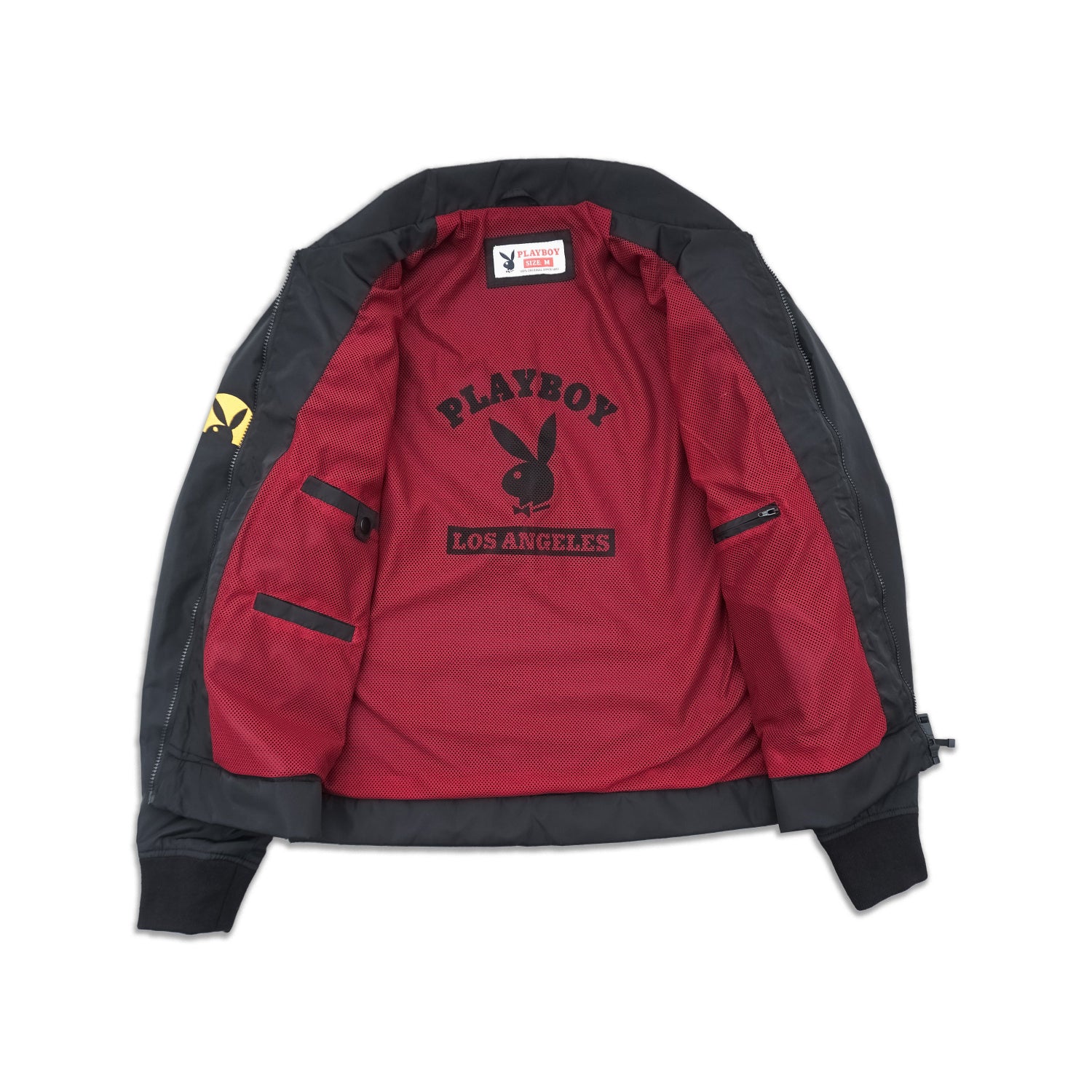 Playboy Harrington Jacket Black | Lightweight Zip Jacket