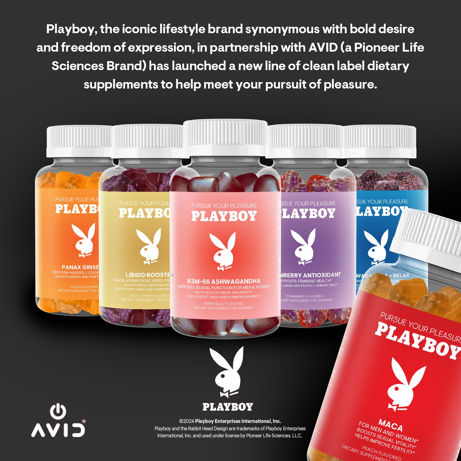 Playboy Maca Root Gummies 60CT