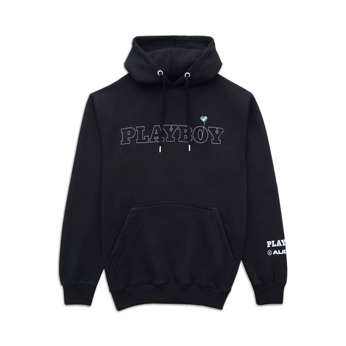 Playboy x Audien Chrome Heart Bunny Hoodie