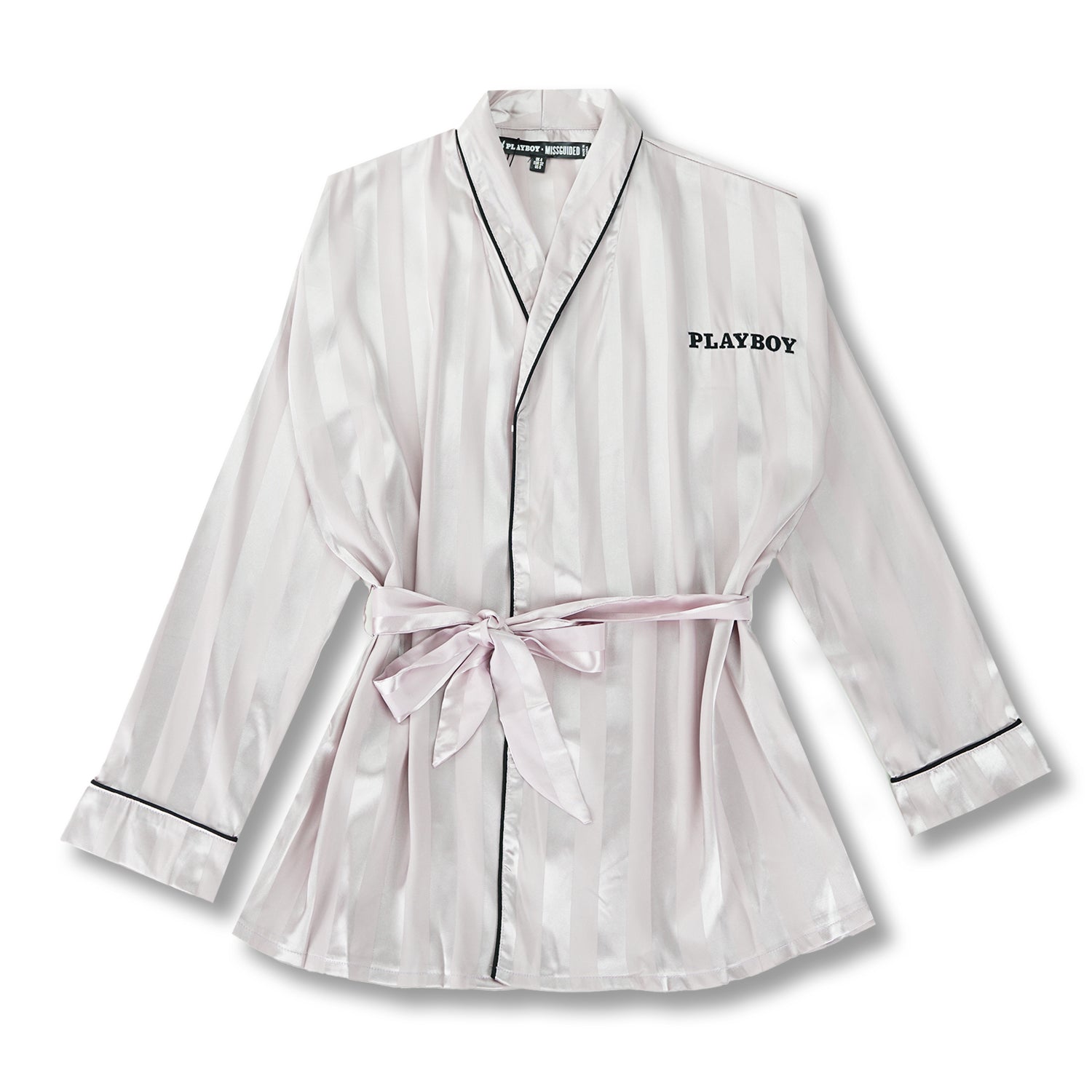 PLAYBOY LOUNGE SATIN DRESSING GOWN