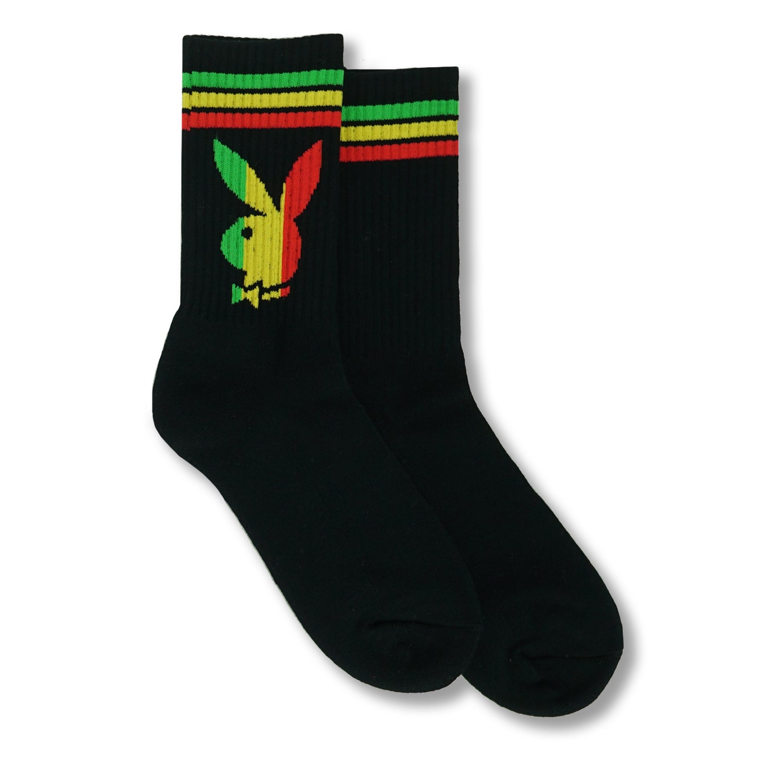 Rabbit Head Rasta Crew Socks