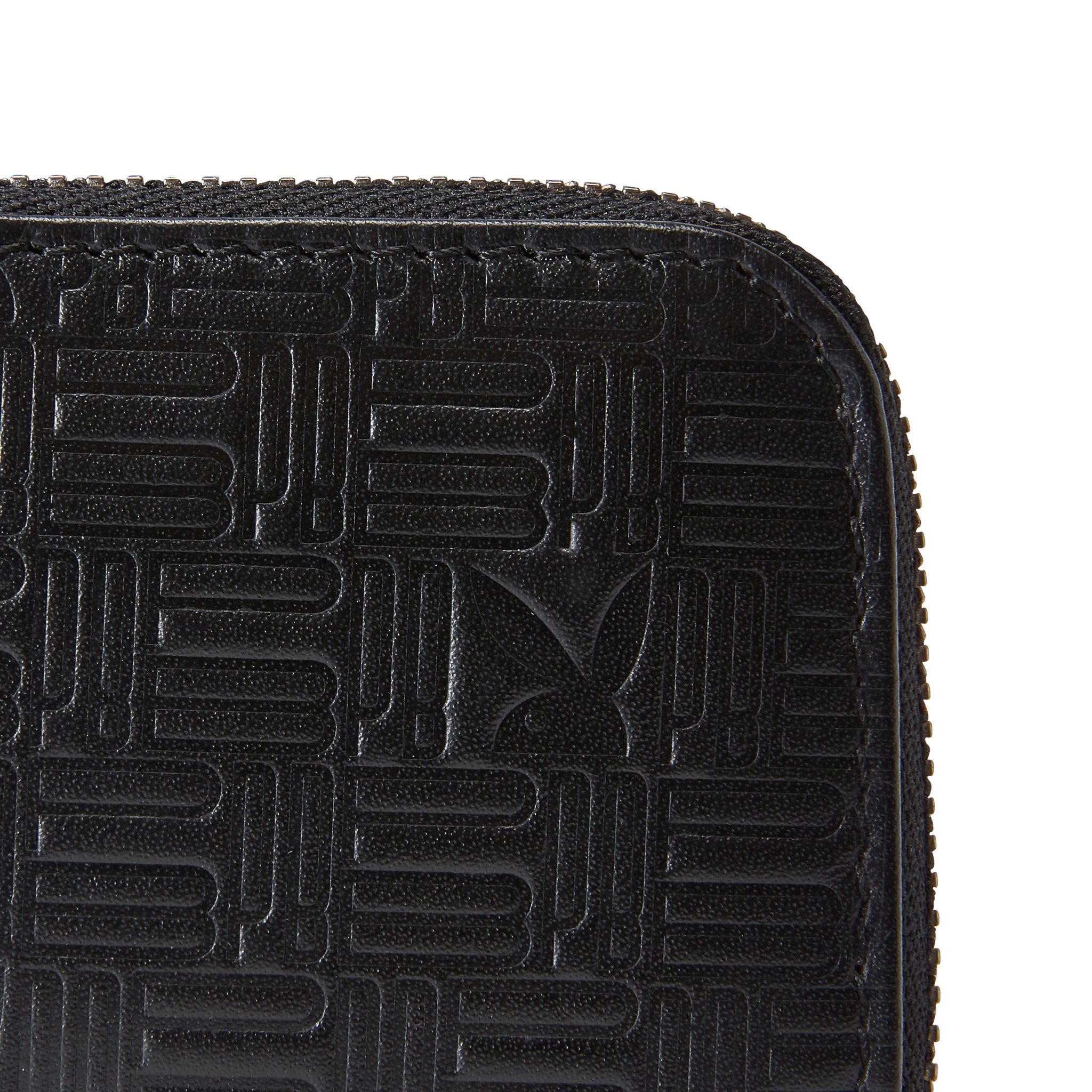 Men's Embossed Zip Front Wallet