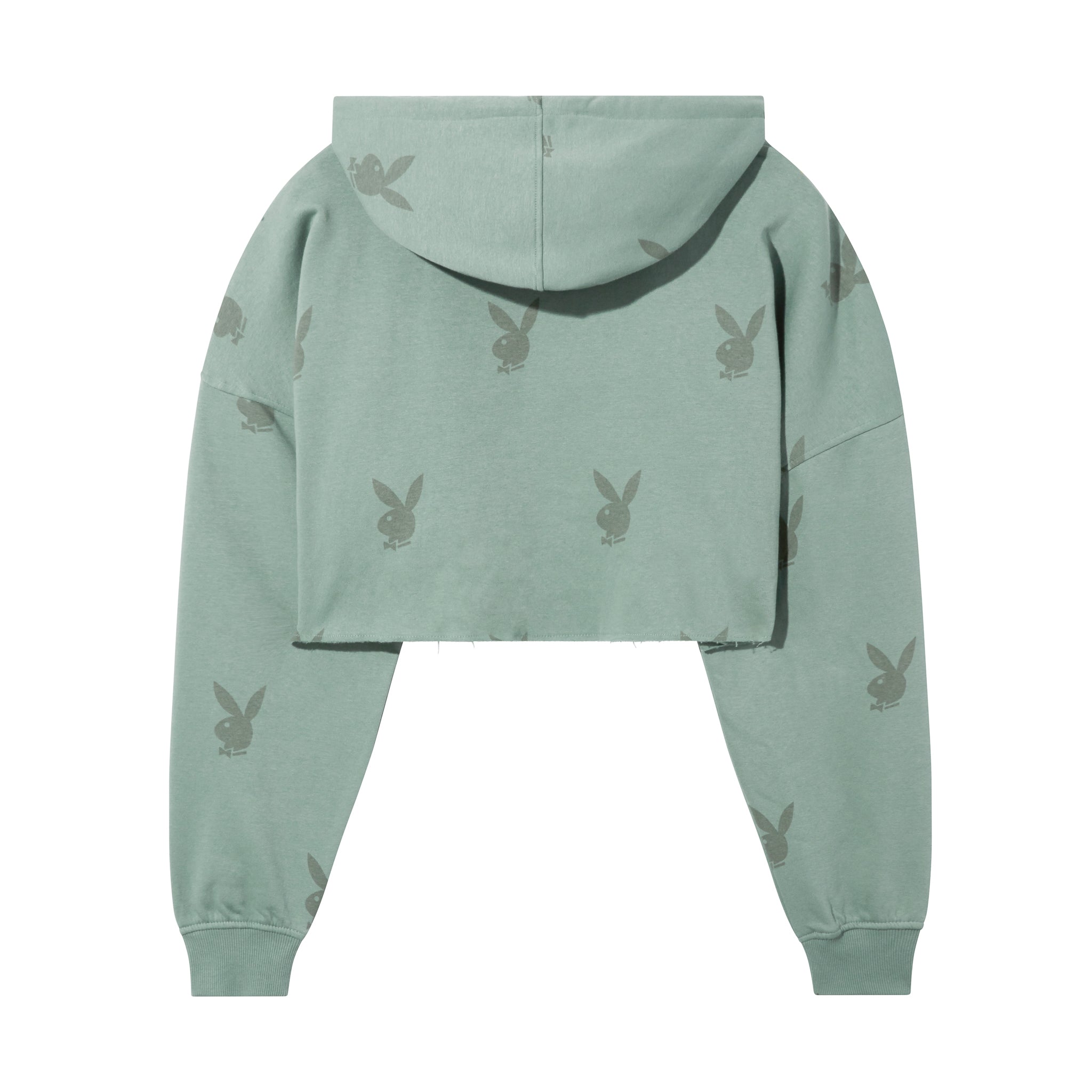 All - Over - Print Cropped Hoodie - Playboy