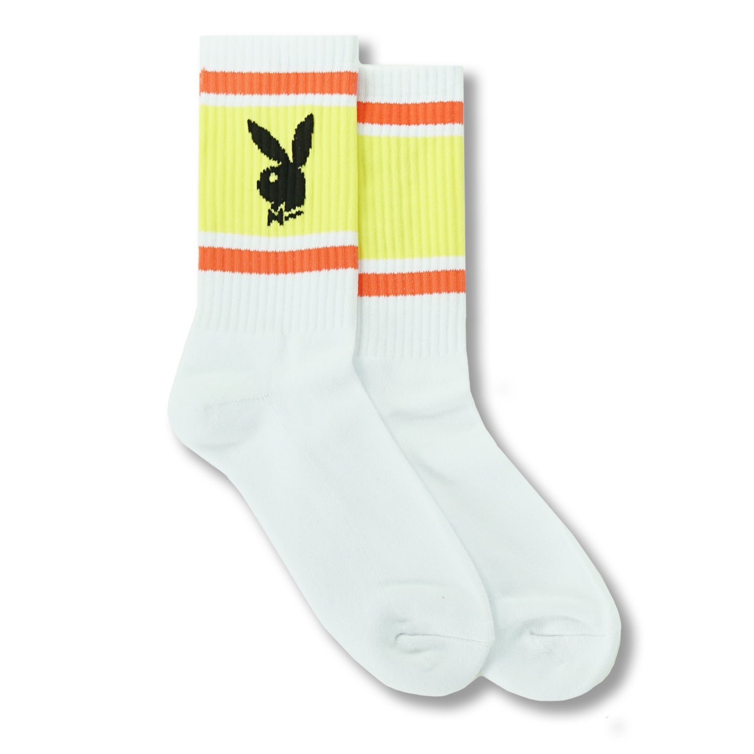 Box Logo Rabbit Head Crew Socks - Playboy