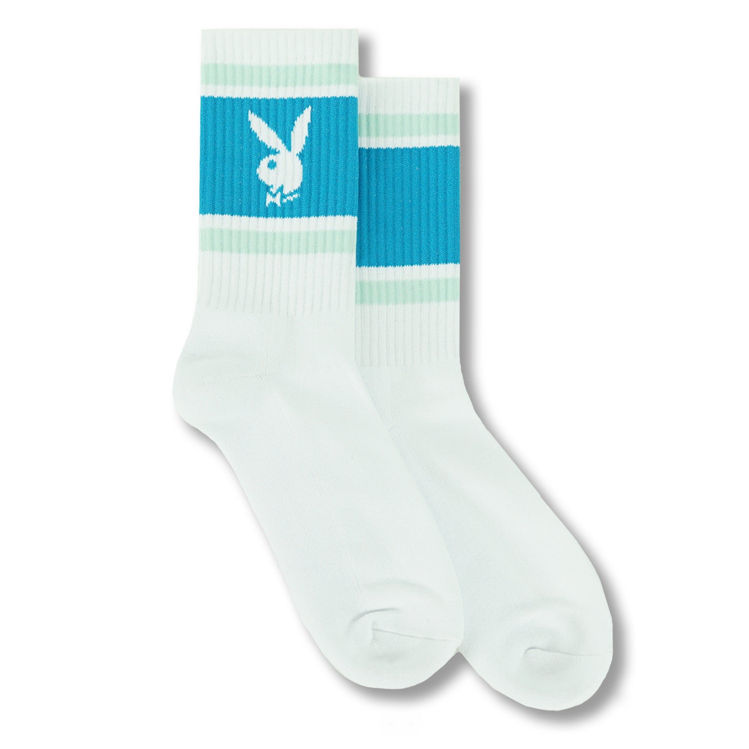 Box Logo Rabbit Head Crew Socks - Playboy