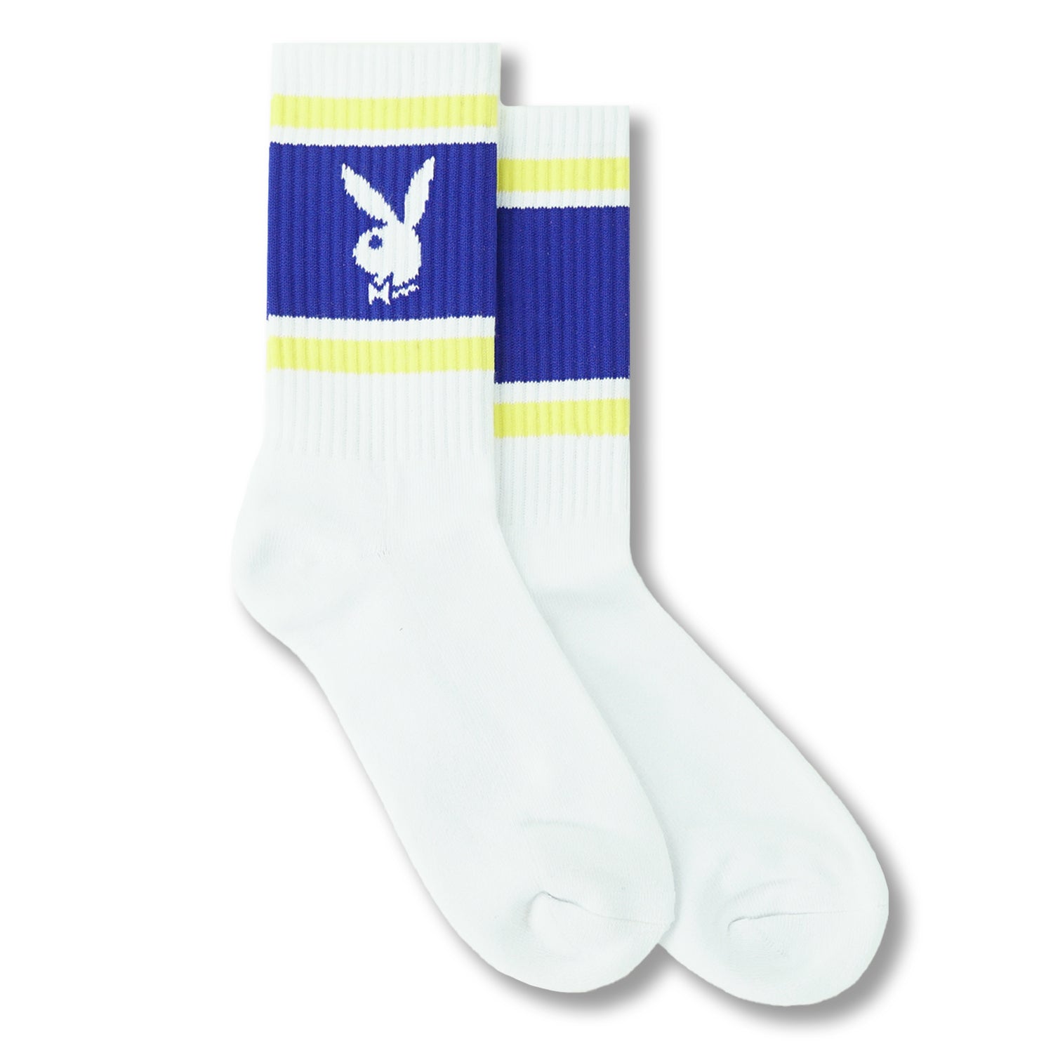 Box Logo Rabbit Head Crew Socks - Playboy