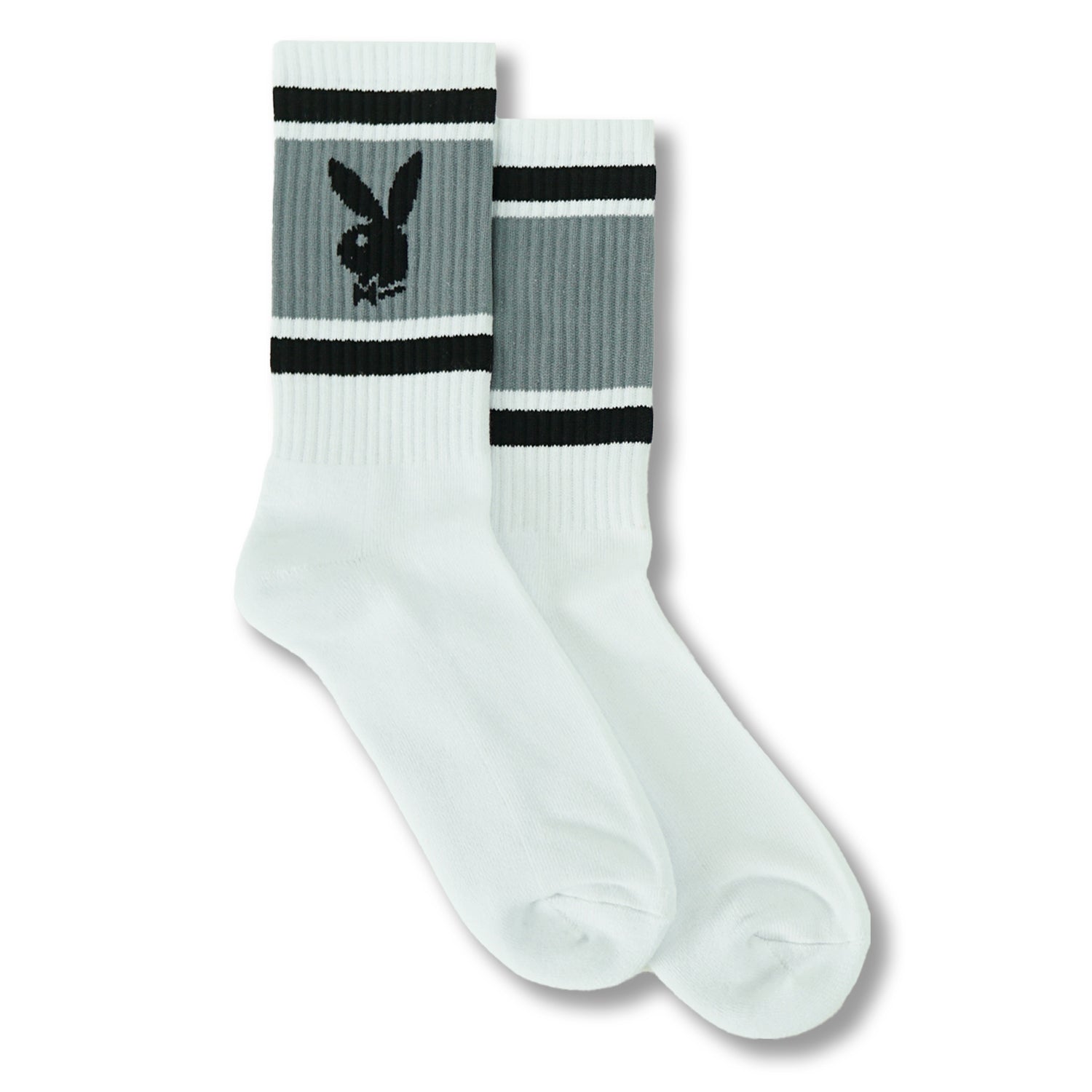 Box Logo Rabbit Head Crew Socks - Playboy