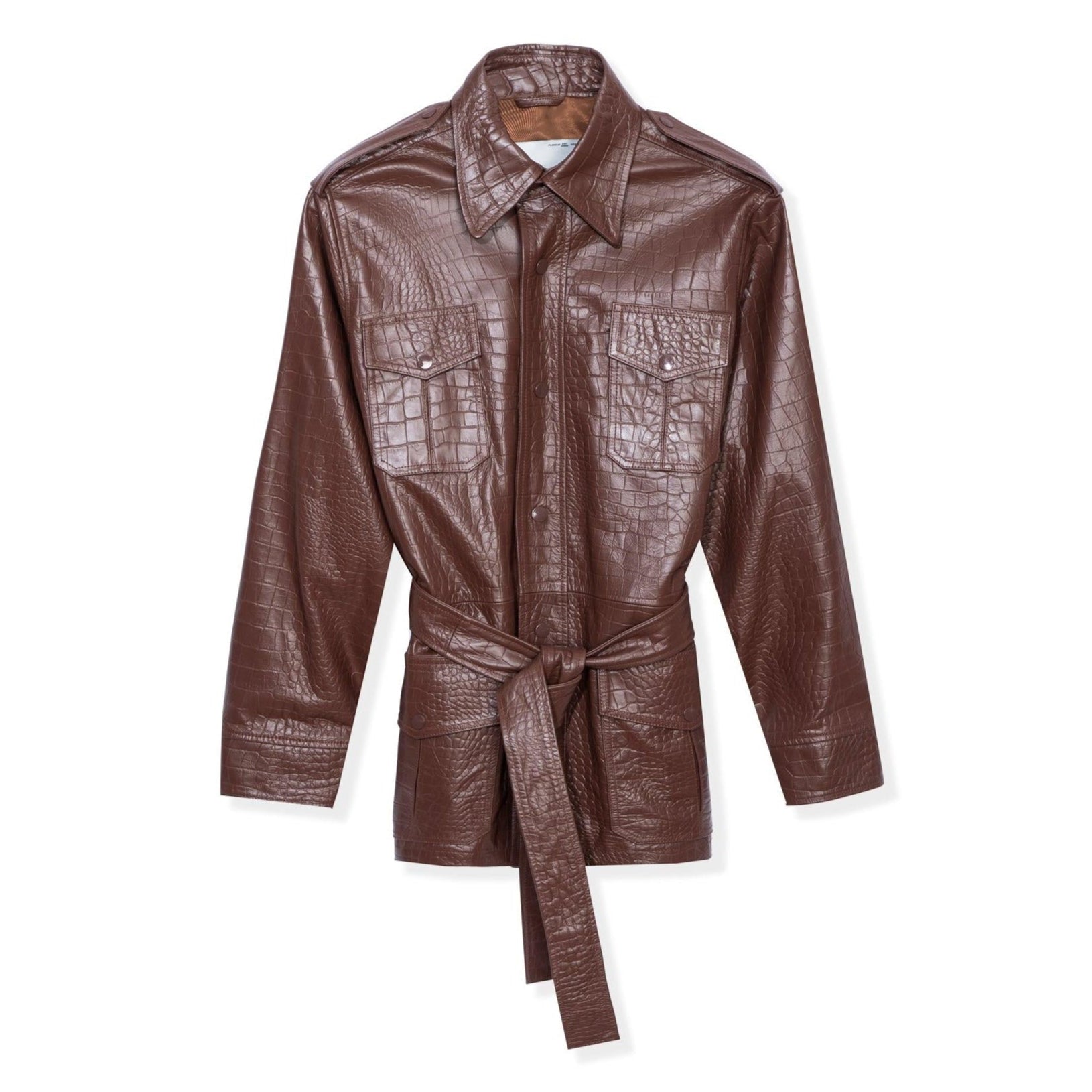 Crocodile Leather Safari Jacket - Playboy