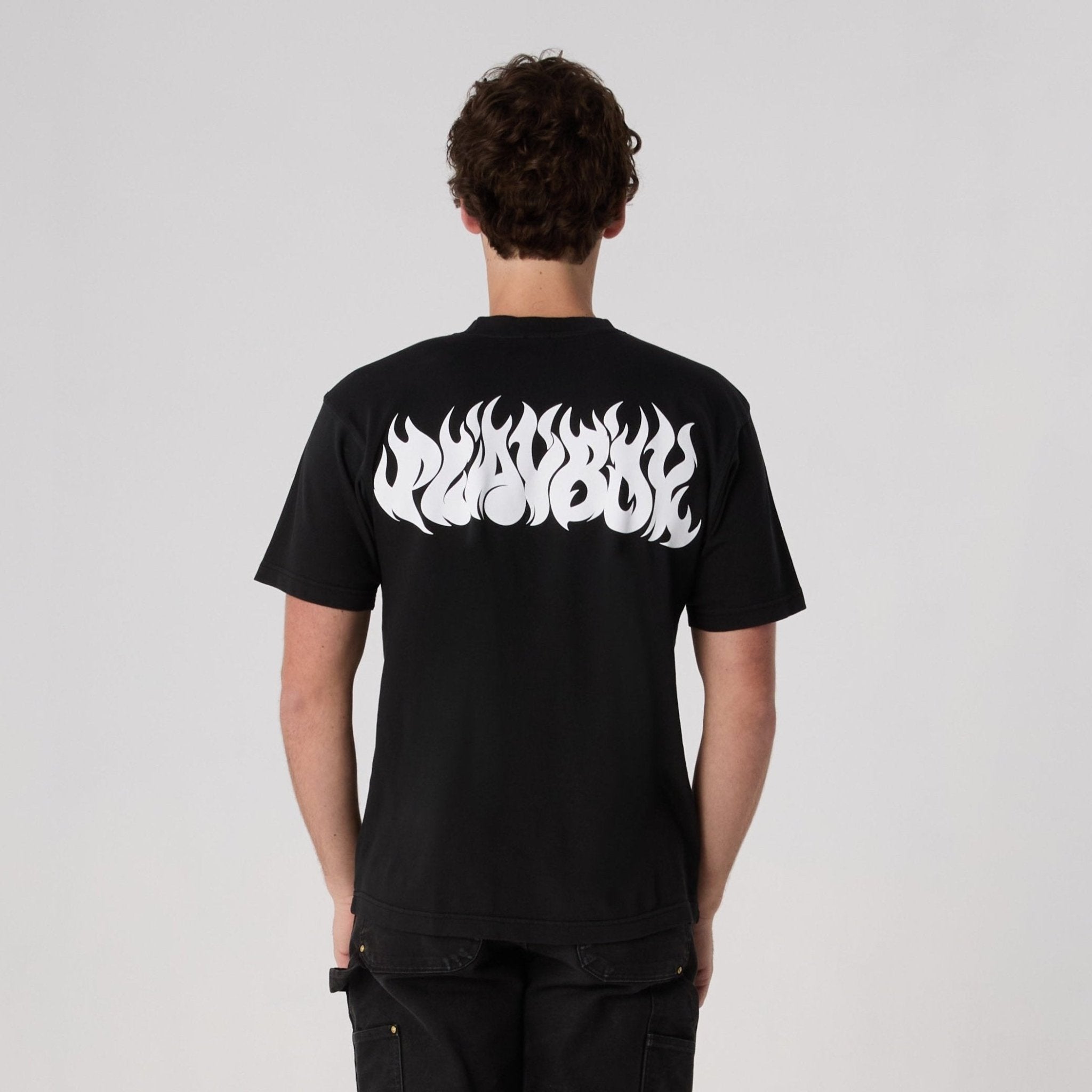 Flames 2.0 Boxy Tee - Playboy