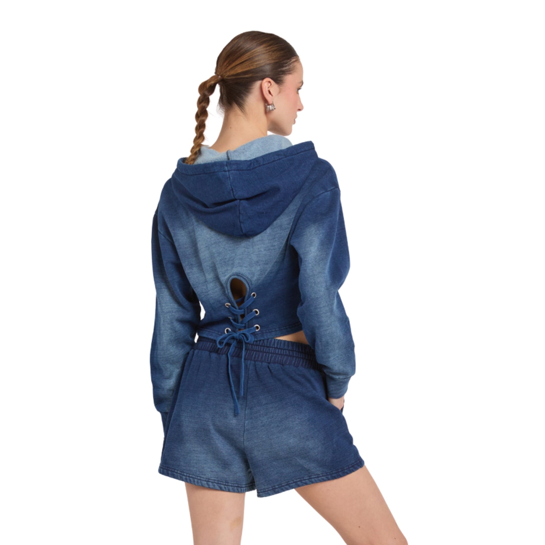 Fray Boy Crop Sweatshirt - Playboy