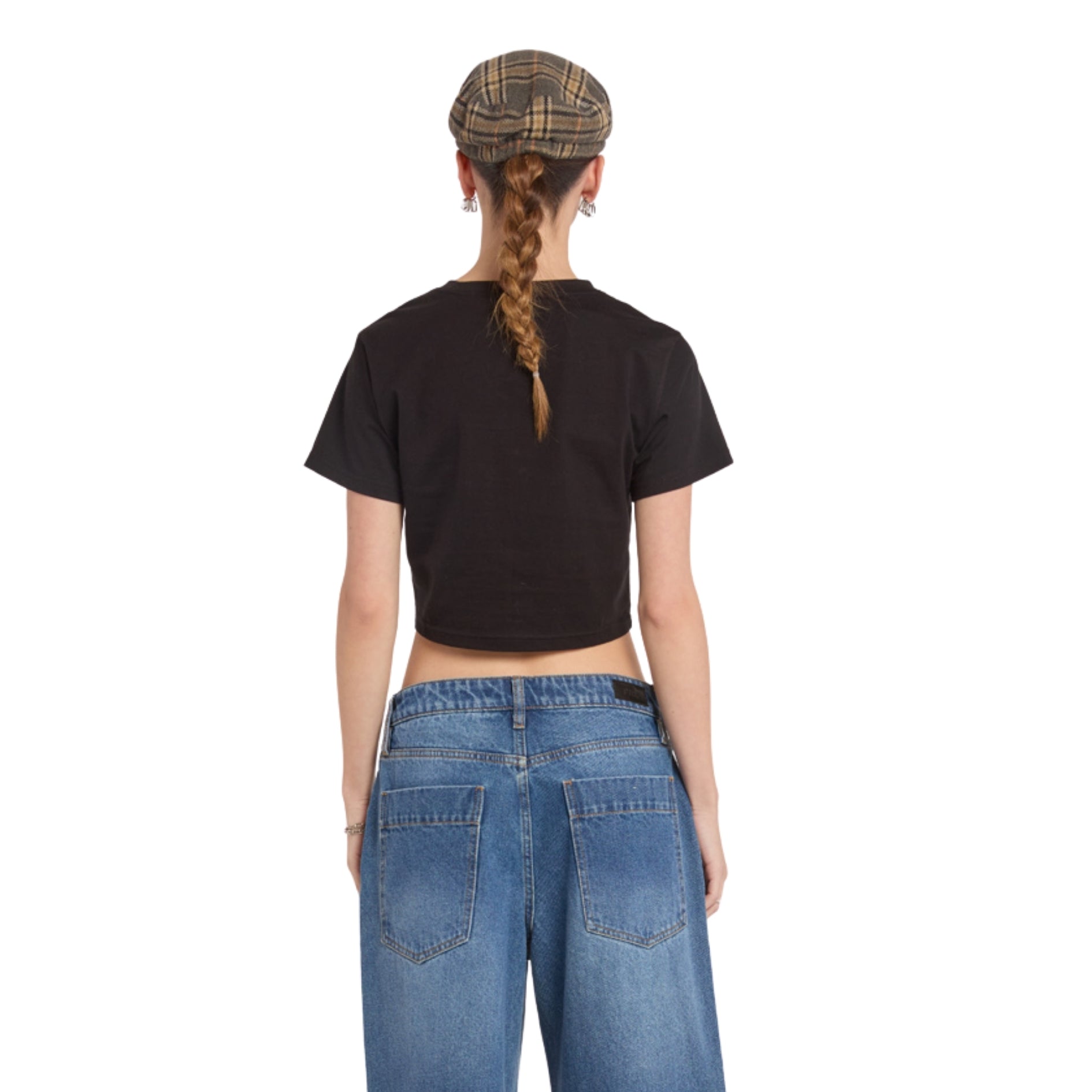 Graffiti "Playboy" Font Cropped Tee - Playboy