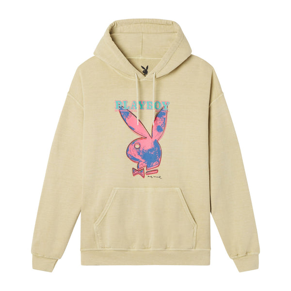 Good Worth & Co X Playboy Bunny Hoodie-セーフティーオレンジ Good Worth & Co X Playboy Bunny Hoodie -セーフティー