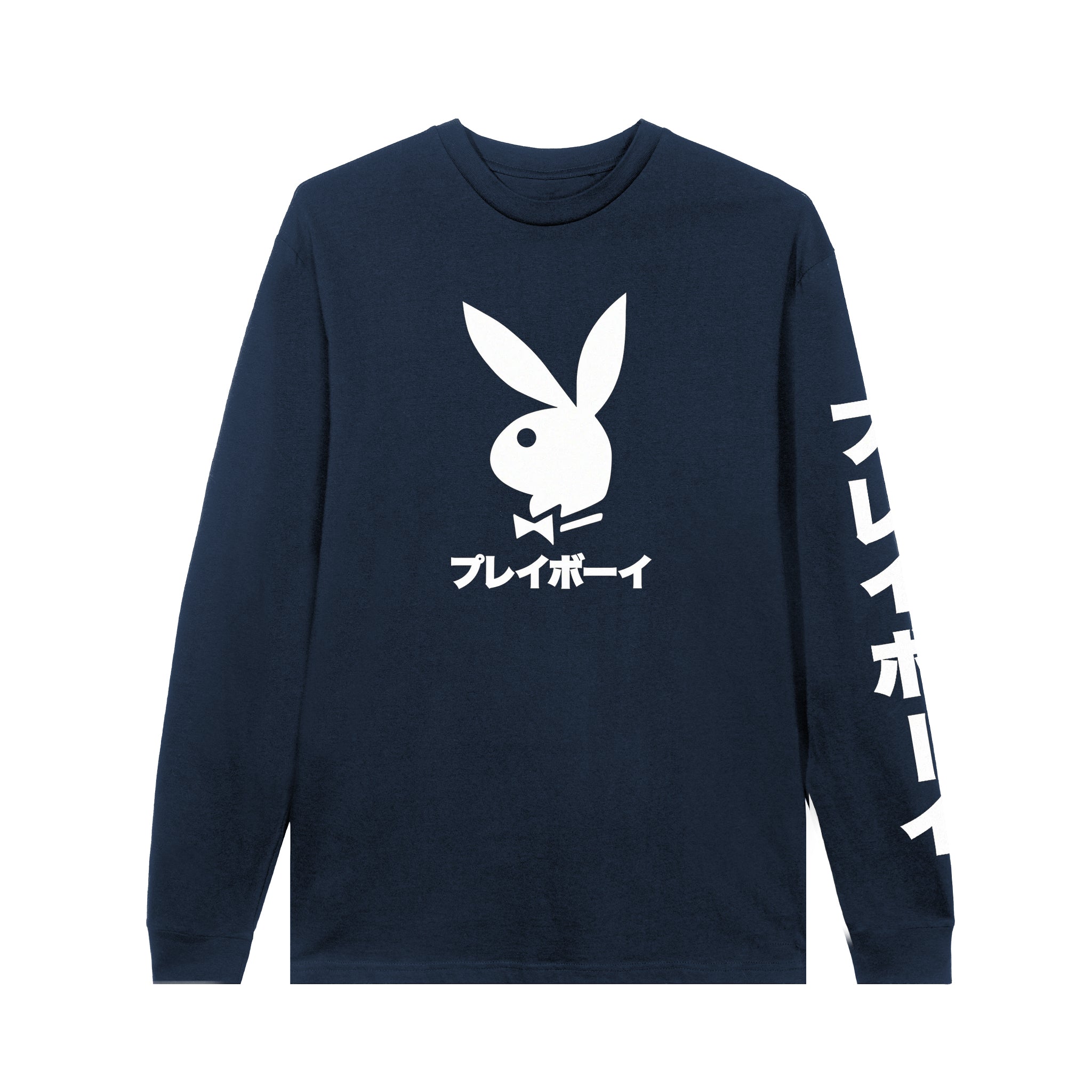 Japanese Rabbit Head Long Sleeve T-Shirt - Playboy