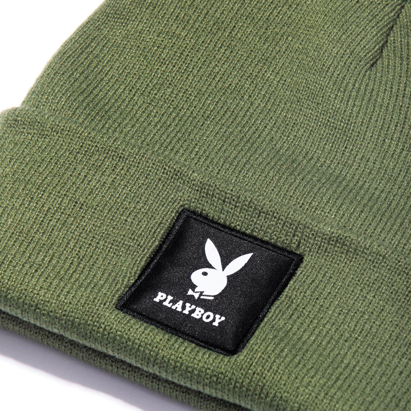 Knit Beanie with Logo Patch - Playboy