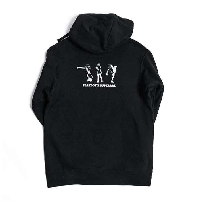 Knockout Hoodie Black - Playboy