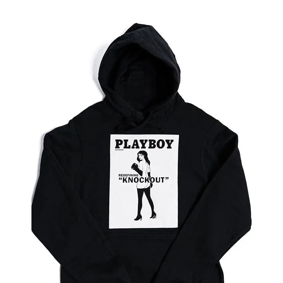 Knockout Hoodie Black - Playboy