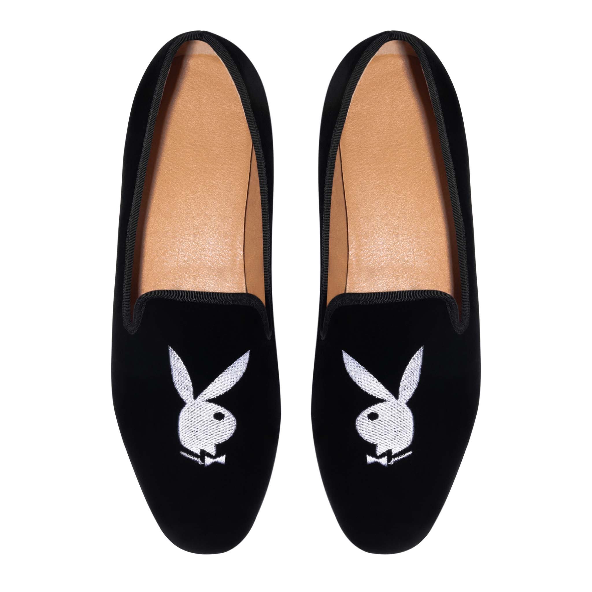 Men Rabbit Head Loafers - Playboy