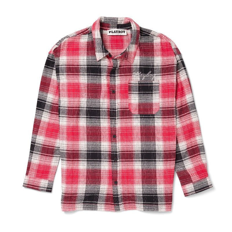 Men's Script Flannel Shirt - Playboy