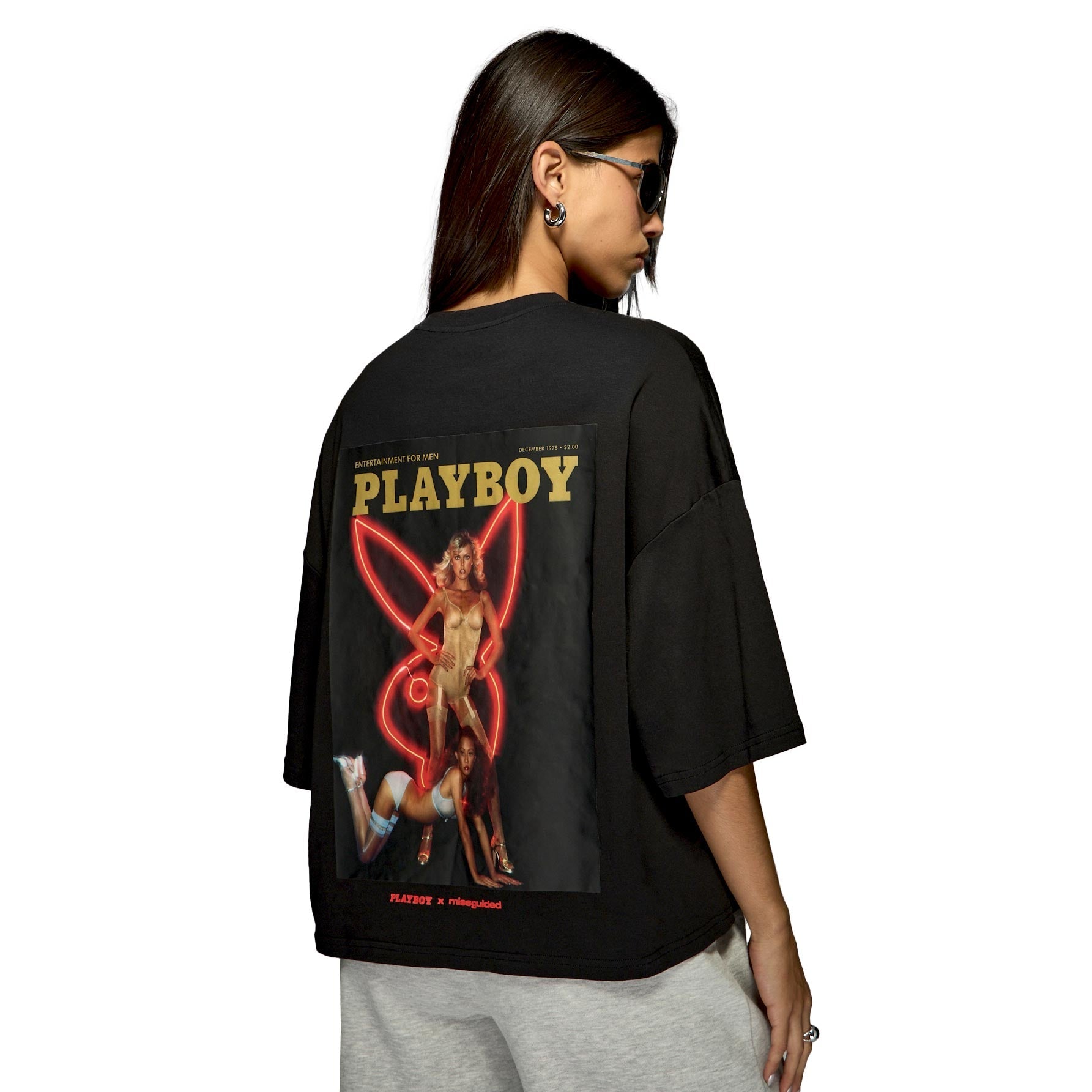 Missguided - December 1976 Cover Oversized Tee - Playboy