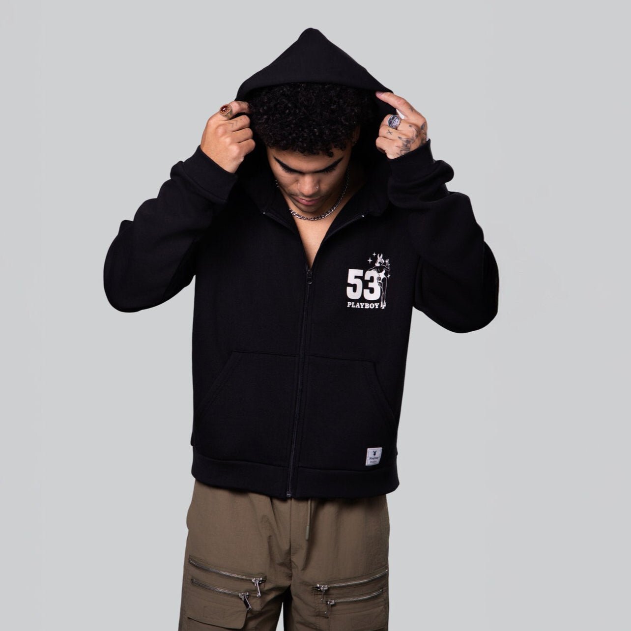 PB 53 Zip Up Hoodie - Playboy