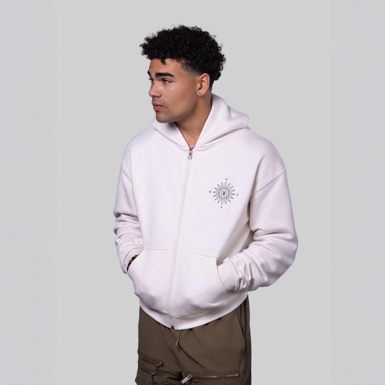 PB Compass Zip Hoodie - Playboy