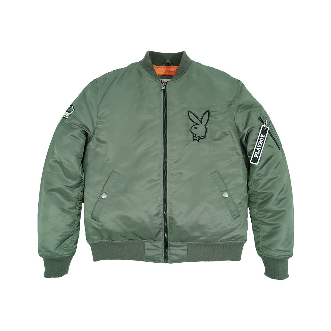 PB Khaki Green Bomber Unisex - Playboy