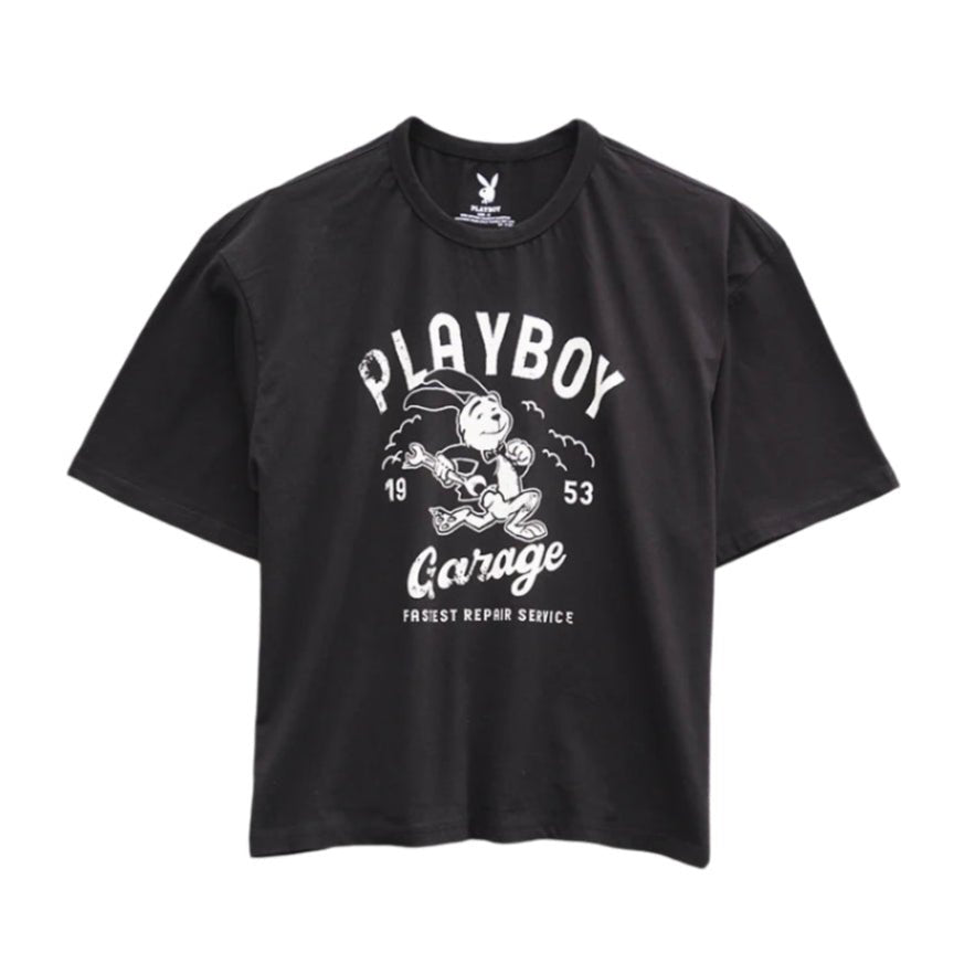 PB Repairs Boxy Tee - Playboy