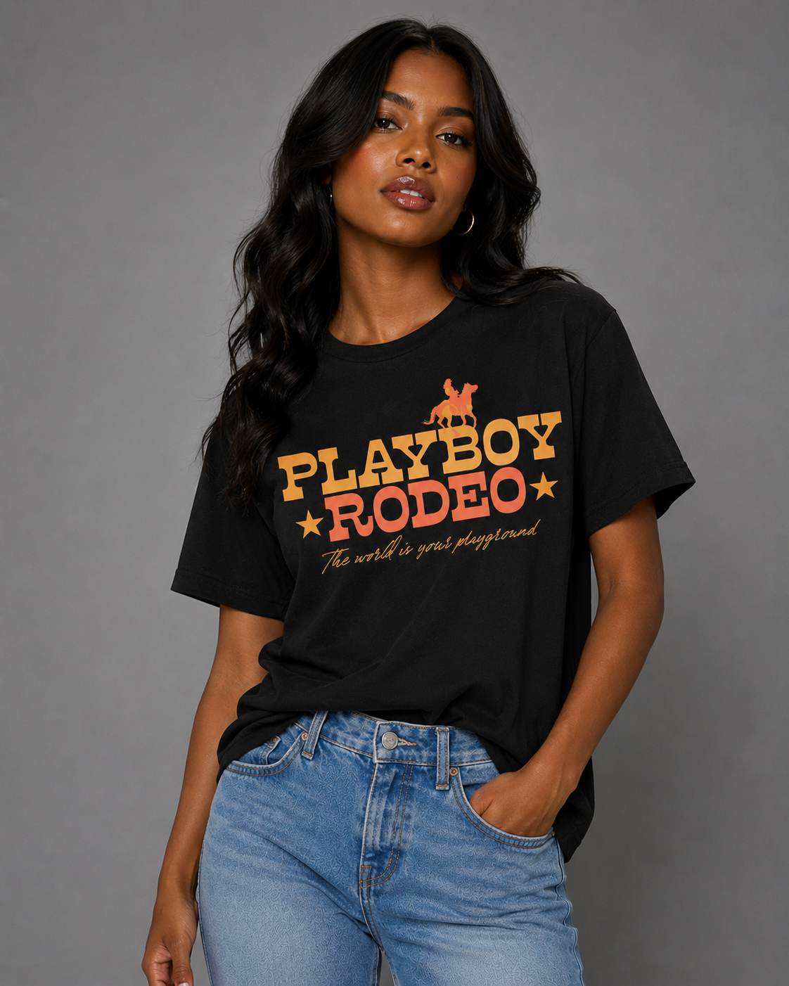 Playboy Rodeo Tee W.