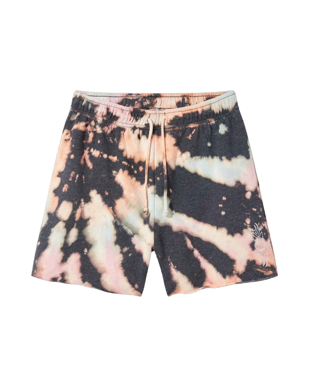 Womens Tie Dye Grunge Sweatshort