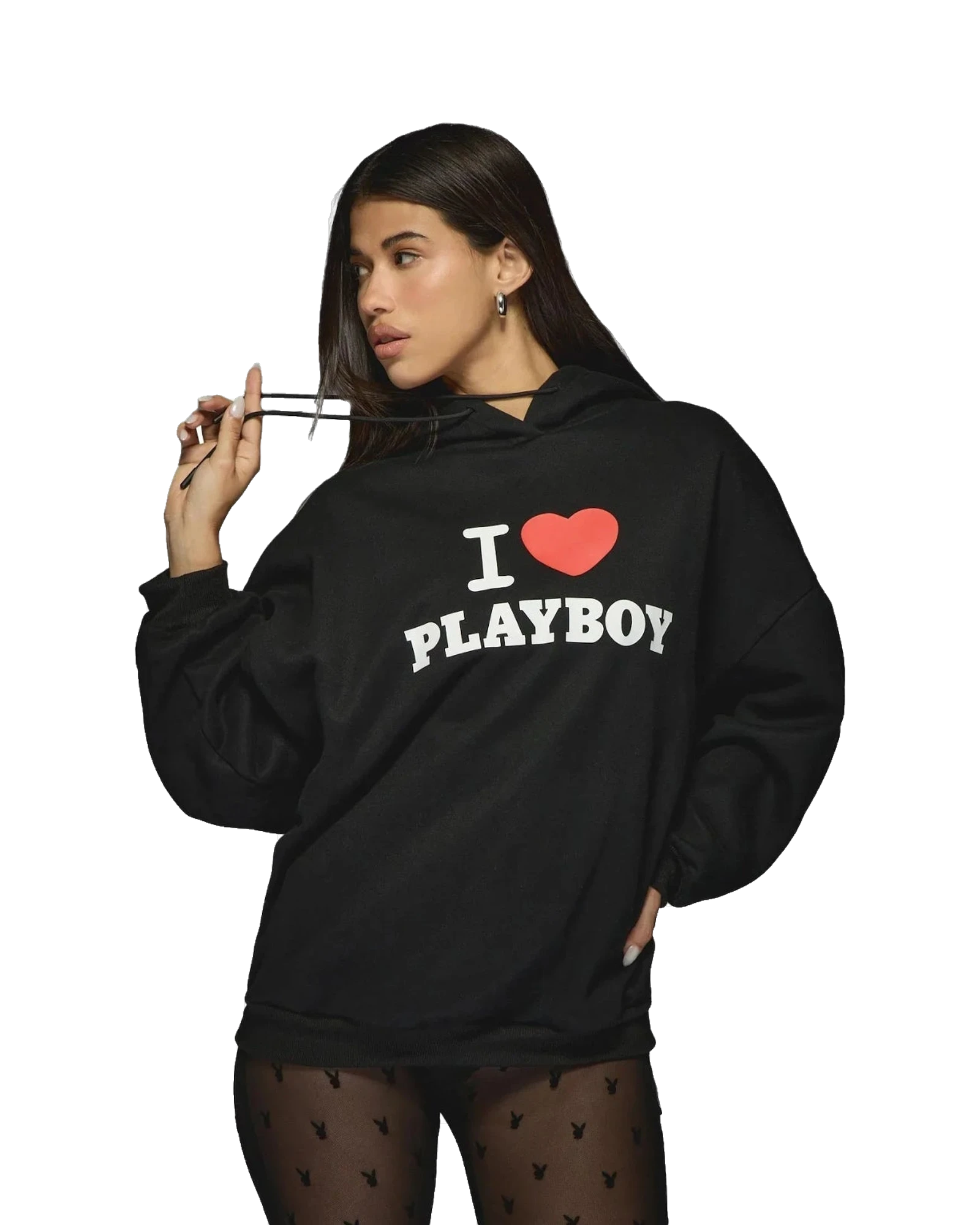 I Love Playboy Hoodie