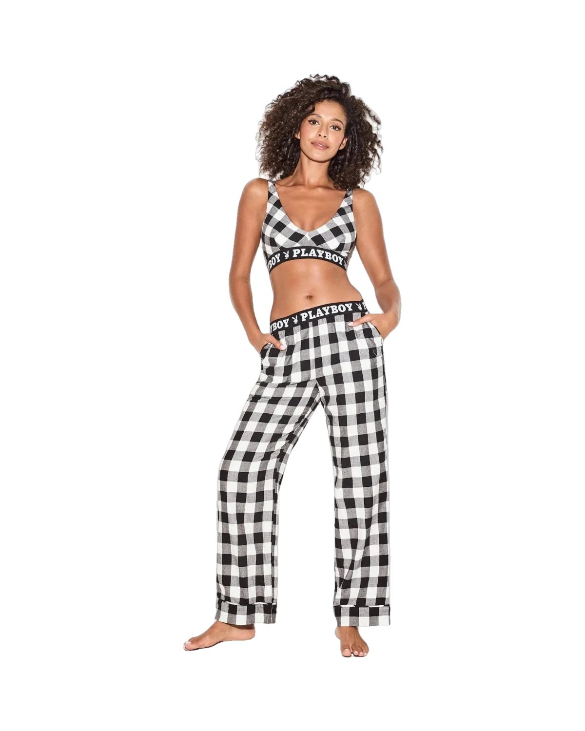The Black Flannel Sleep Pajama Pant