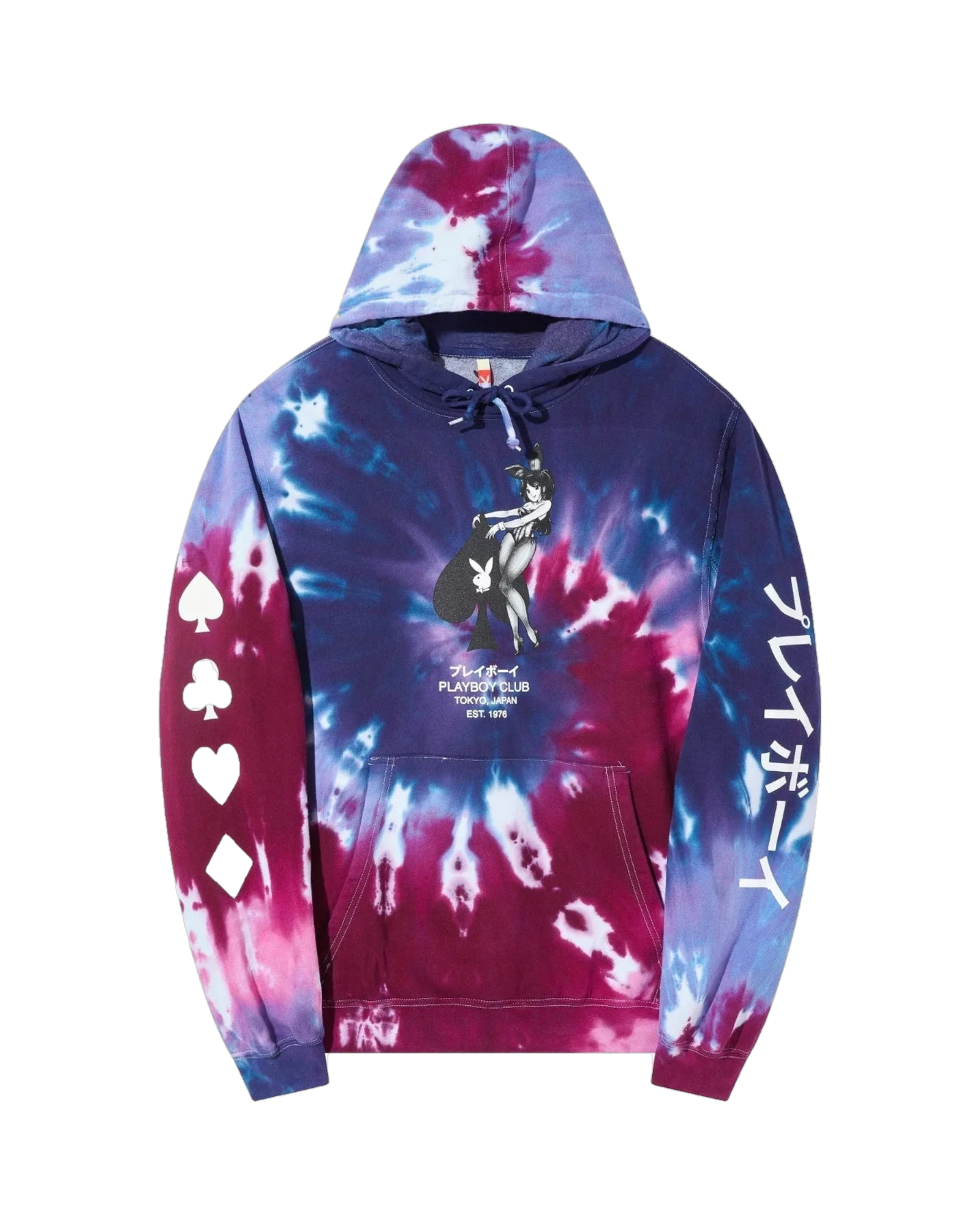 Ace Of Spades Tie Dye Hoodie