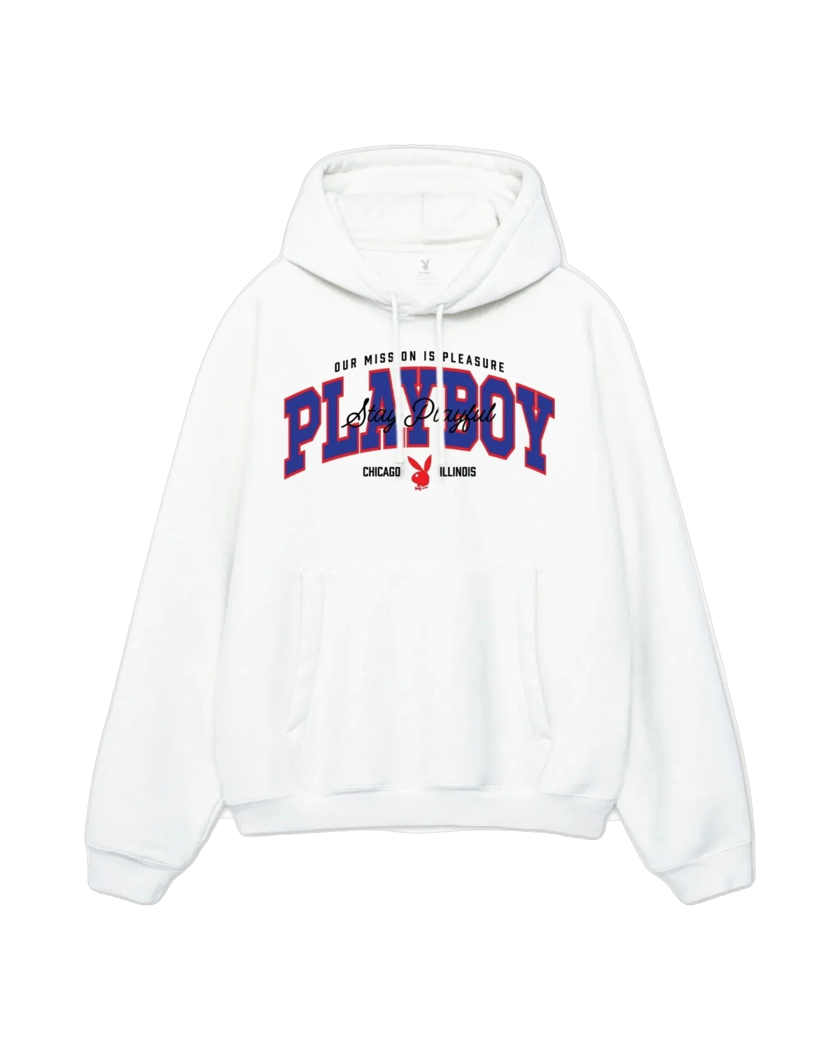 Letterman Hoodie White