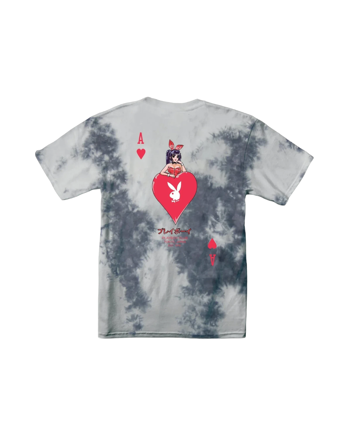 Ace Of Hearts Tshirt Tie Dye